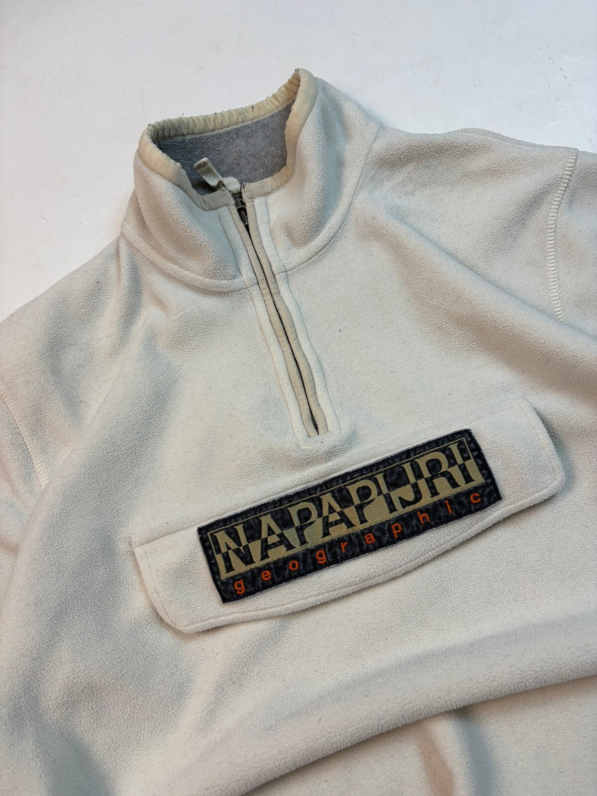 Vintage Napapijri quarter zip fleece (M)