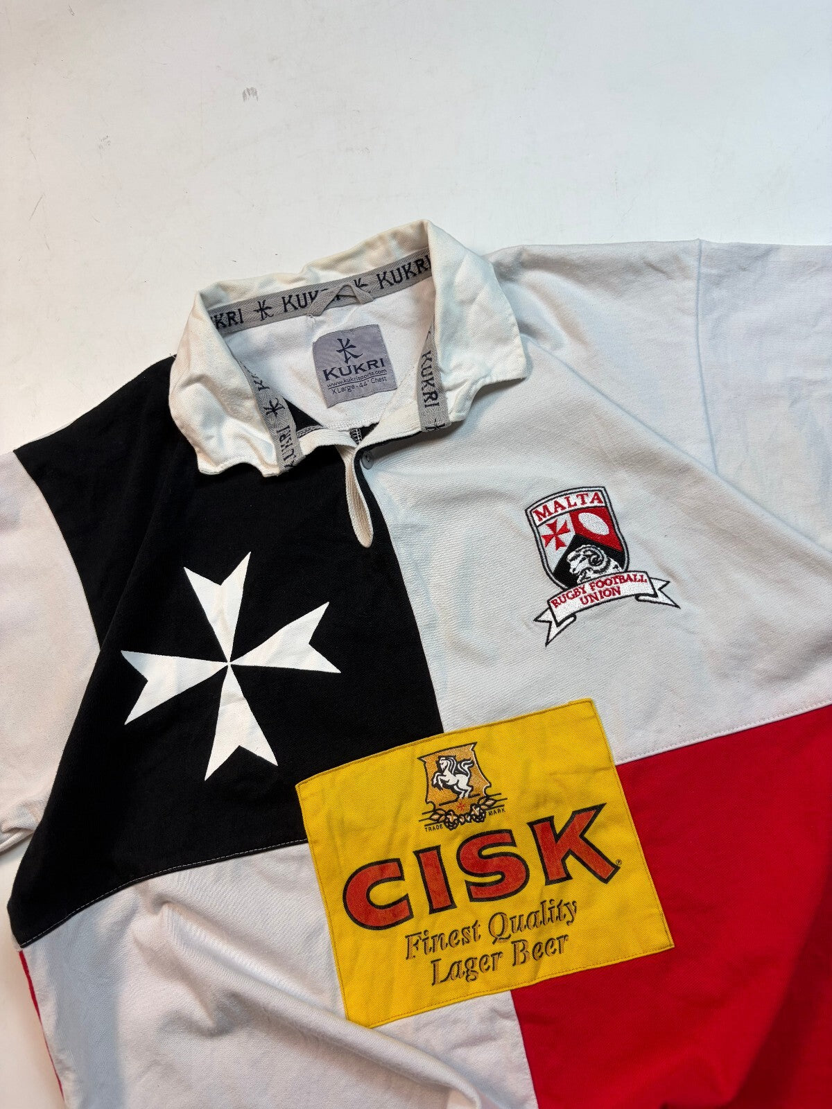Vintage Malta 2009/10 Kukri rugby union shirt (XL)