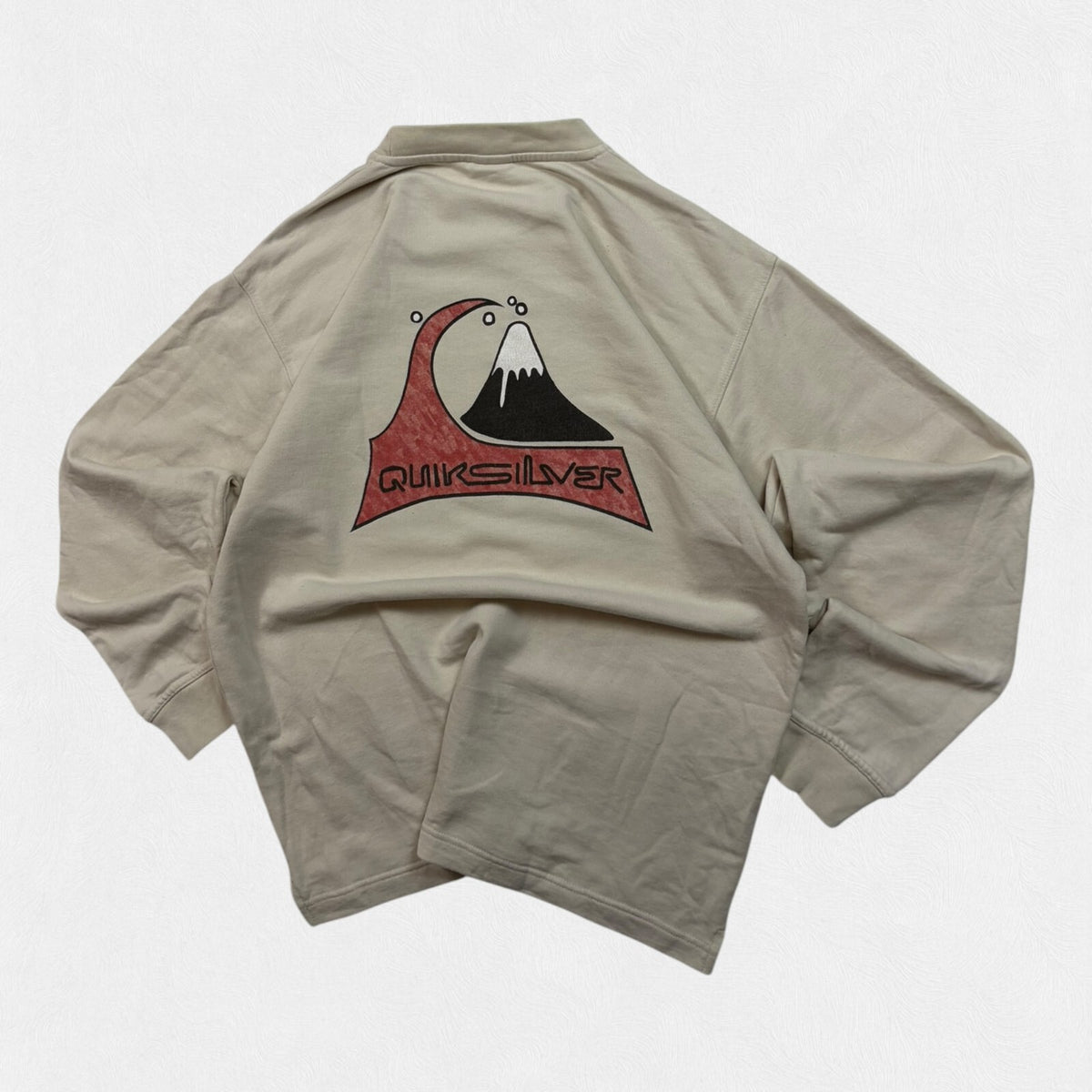 Vintage Y2K Quiksilver surfwear graphic sweatshirt (M)
