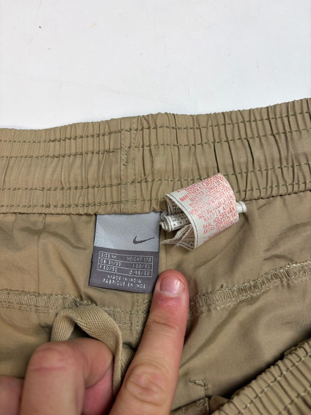Vintage Nike mini swoosh baggy track pants (M)