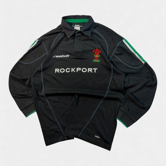 Vintage Wales 2002-04 Reebok away rugby shirt (S)