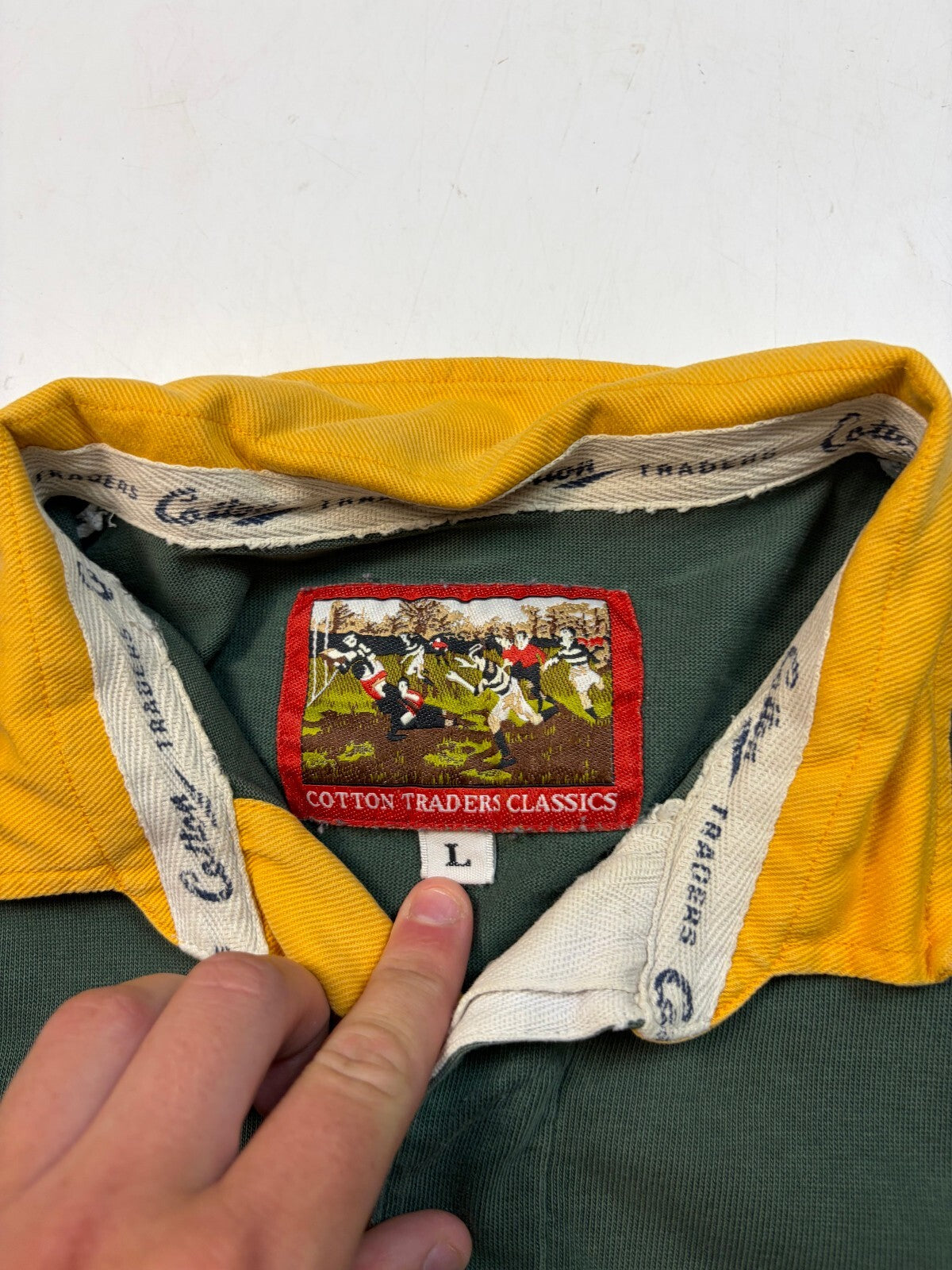 Vintage 90s South Africa Cotton Traders rugby union shirt (L)