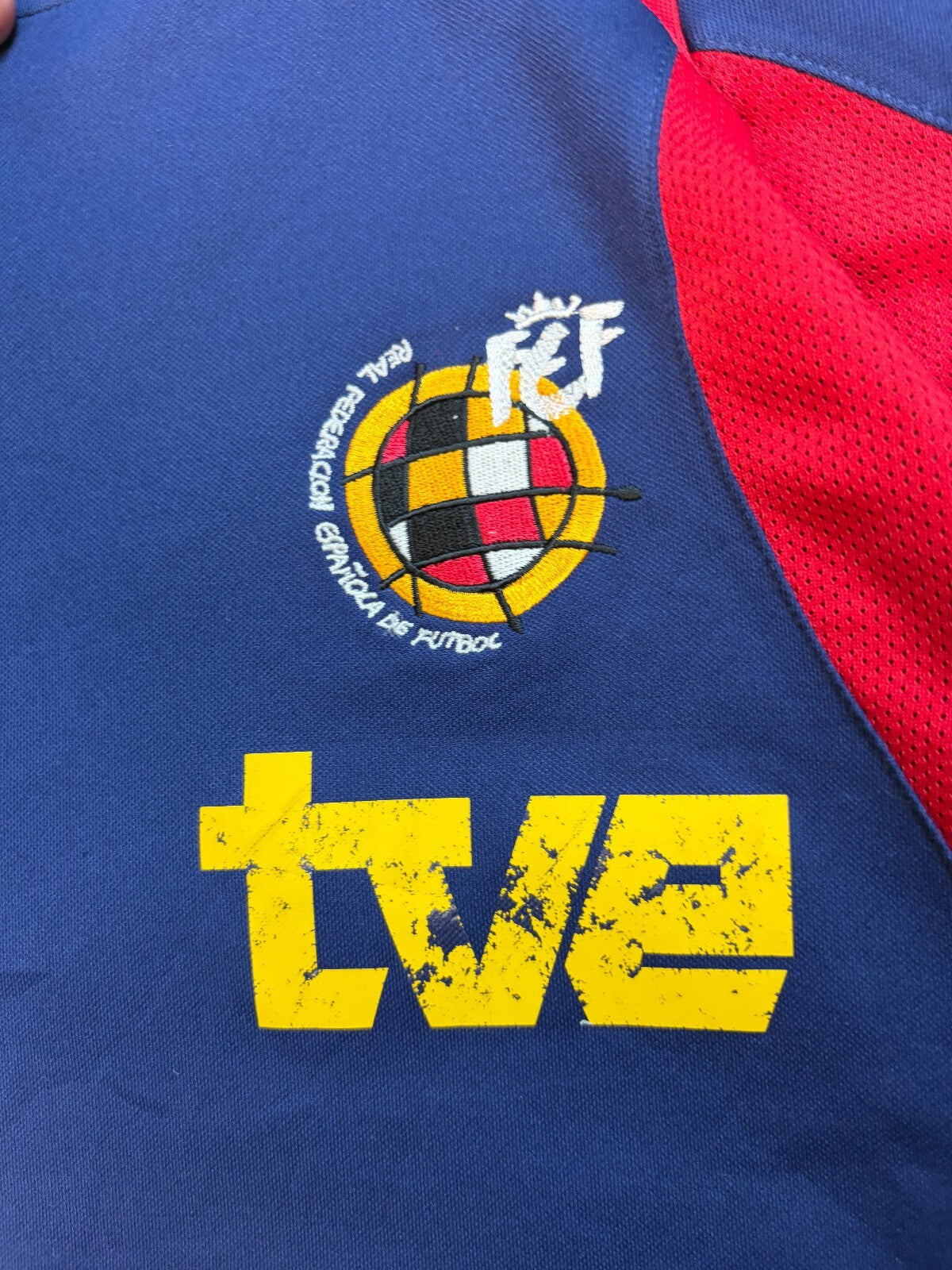 Vintage Spain 2004/05 Adidas football sweatshirt (M)