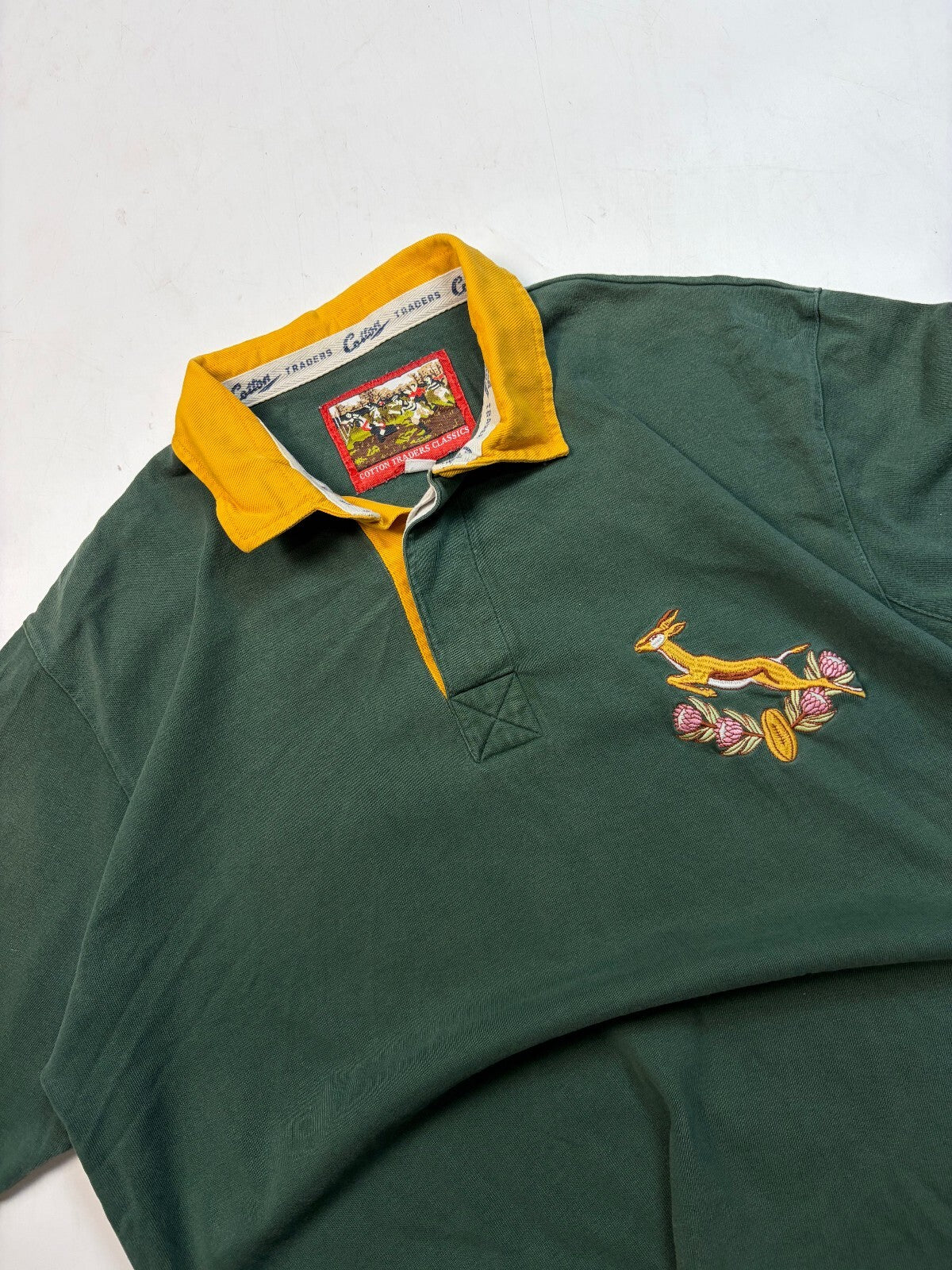 Vintage 90s South Africa Cotton Traders rugby union shirt (L)
