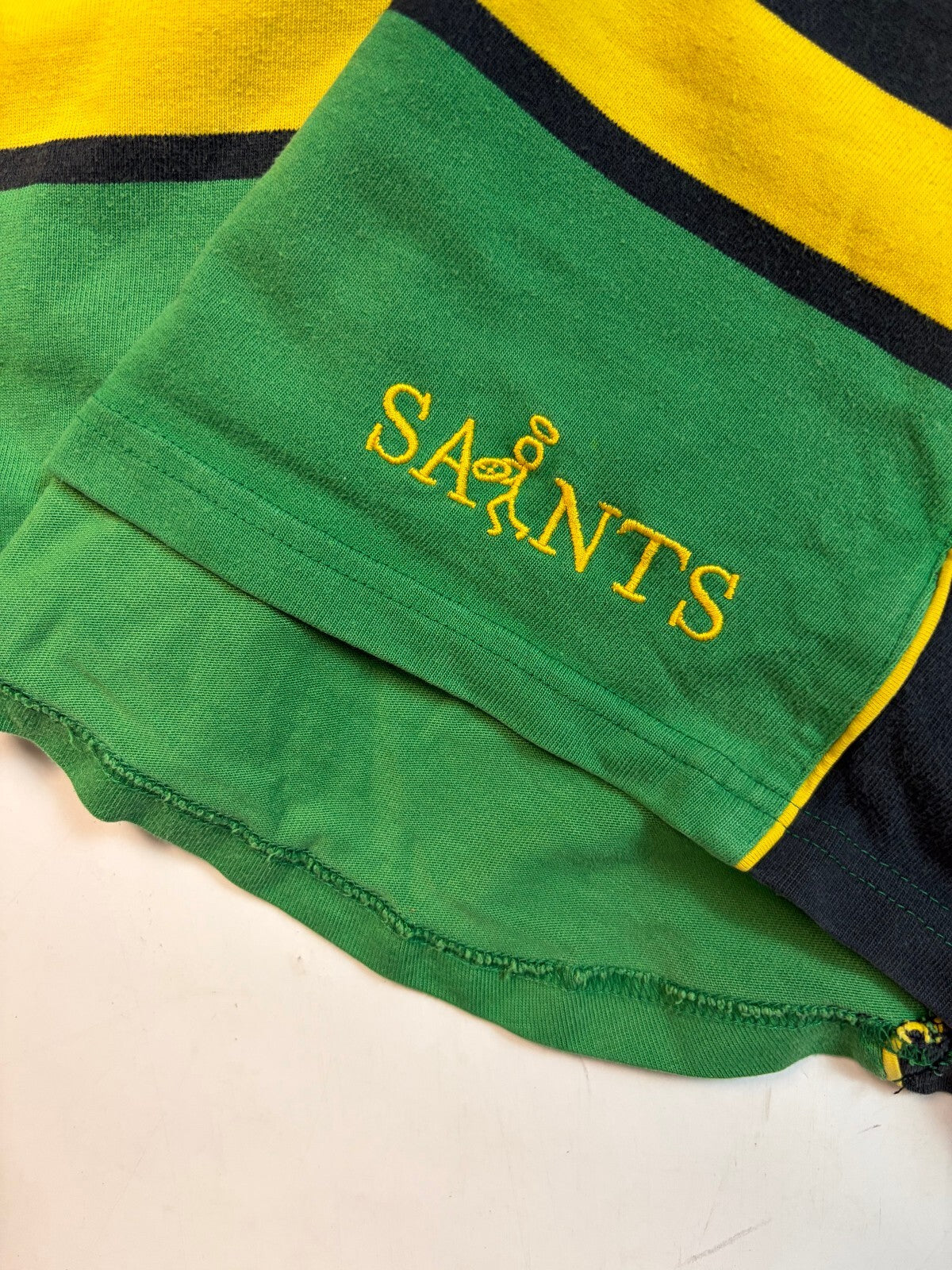 Vintage Northampton Saints 2008/09 short sleeve Rhino rugby union shirt (L)