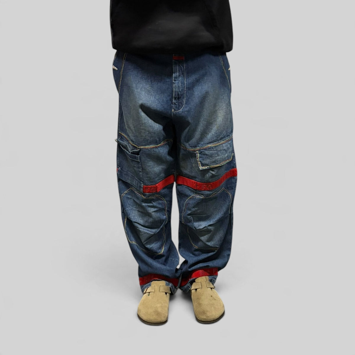 Vintage Marithe Francois Girbaud baggy hip hop jeans (W38)