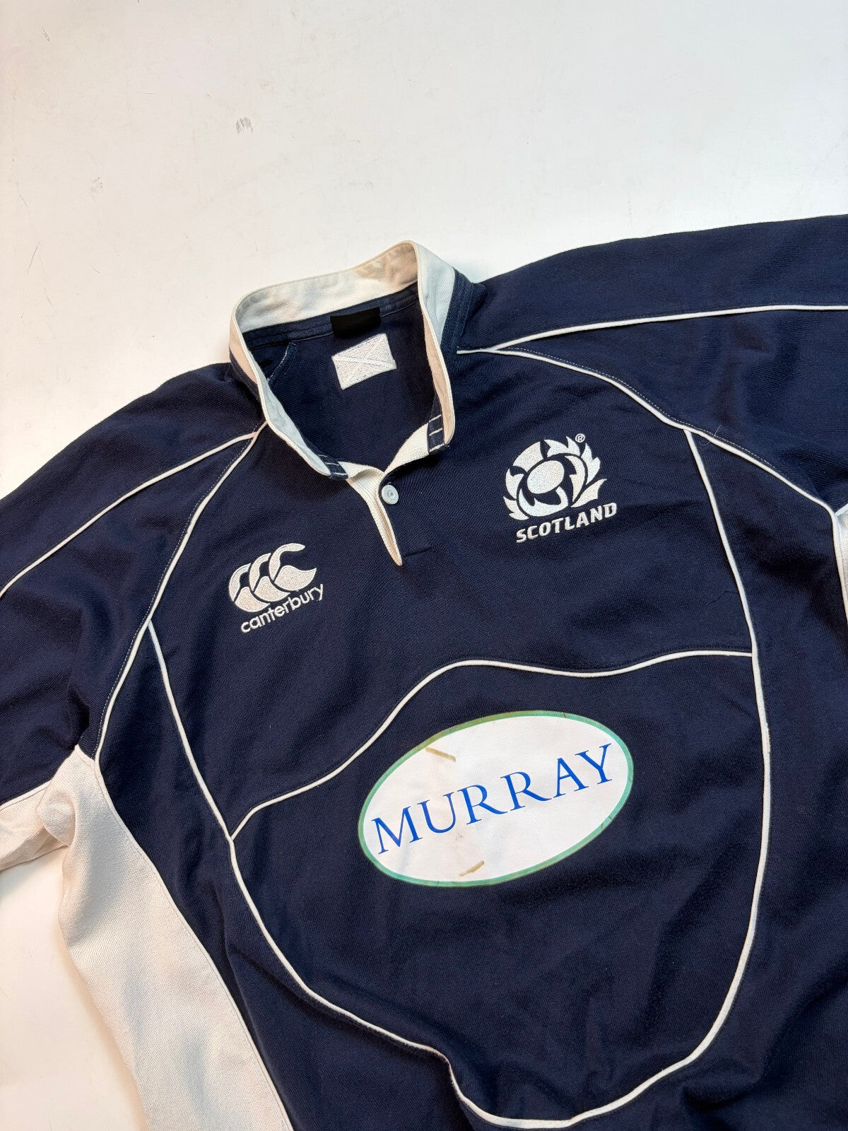 Vintage Scotland 2007/08 Canterbury rugby union shirt (XL)