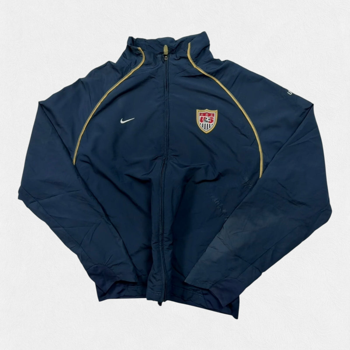 Vintage USA 2007/08 Nike football track jacket (YXL)