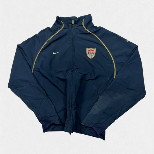 Vintage USA 2007/08 Nike football track jacket (YXL)