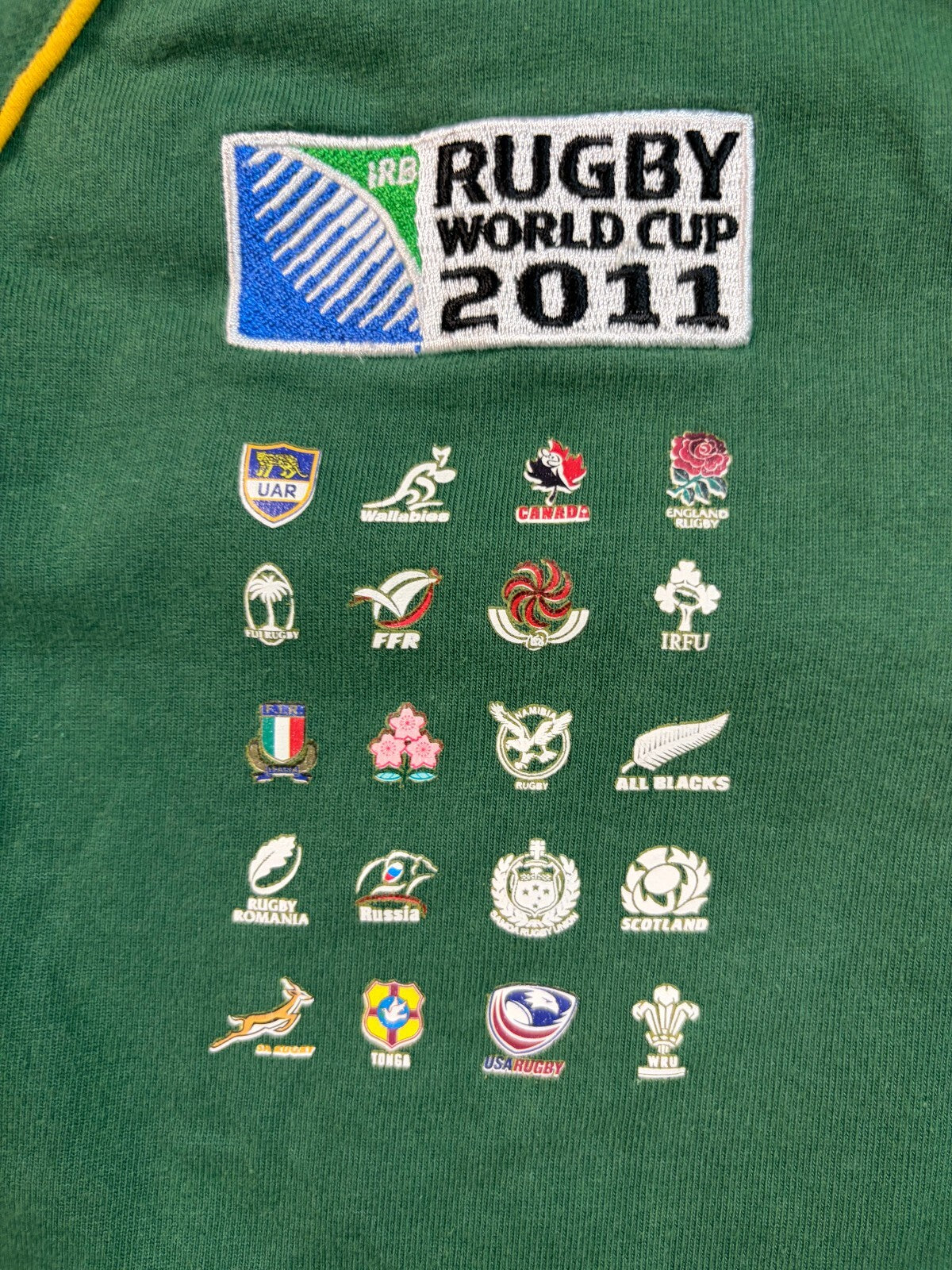 South Africa 2011 world cup supporters rugby shirt (L)