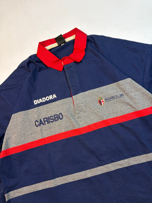 Vintage Bologna 1996/97 Diadora football polo shirt (XXL)
