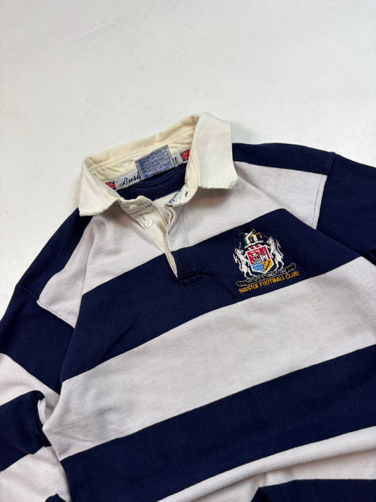 Vintage 80s Bristol home rugby union shirt (L)