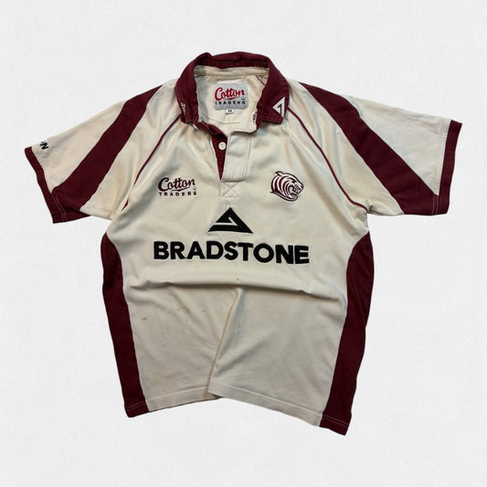 Vintage Leicester Tigers 2006/07 Cotton Traders away rugby shirt (M)