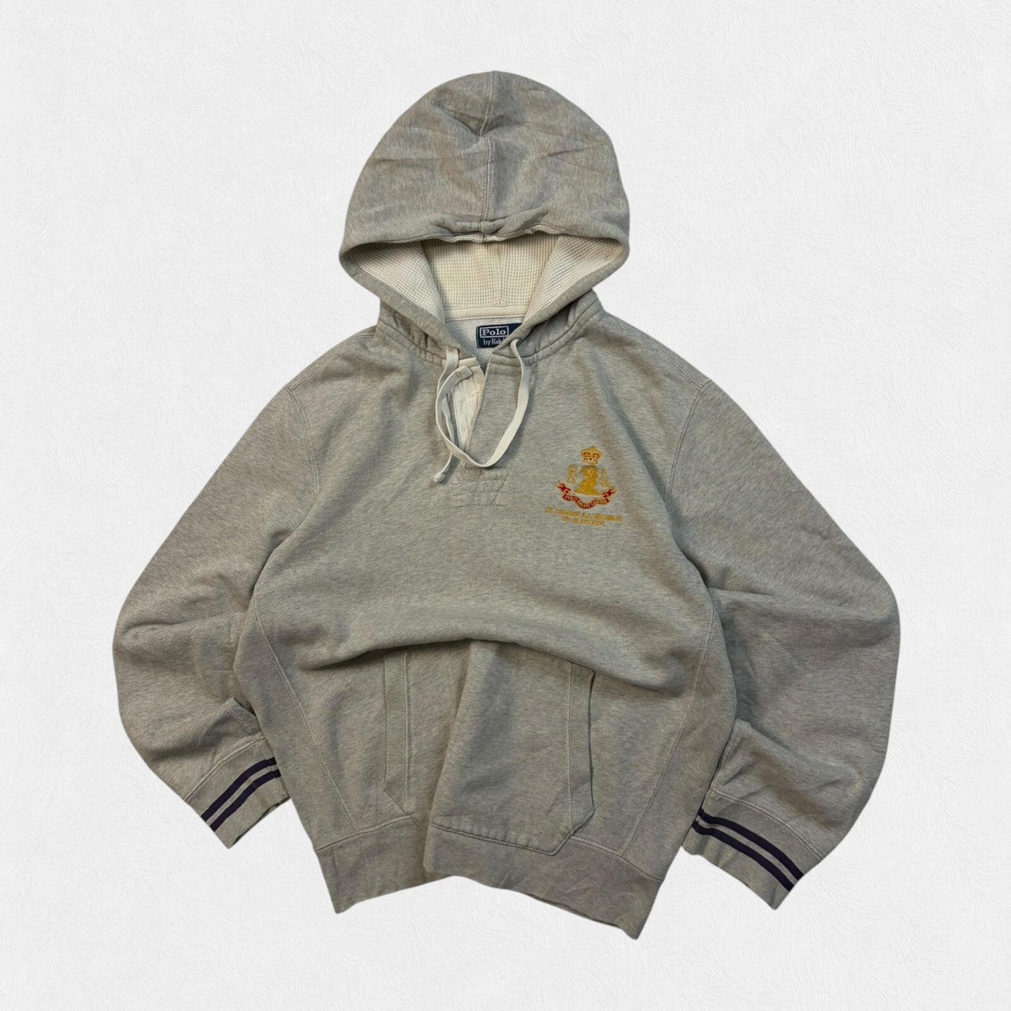 Vintage Polo Ralph Lauren crest emblem hoodie (L)
