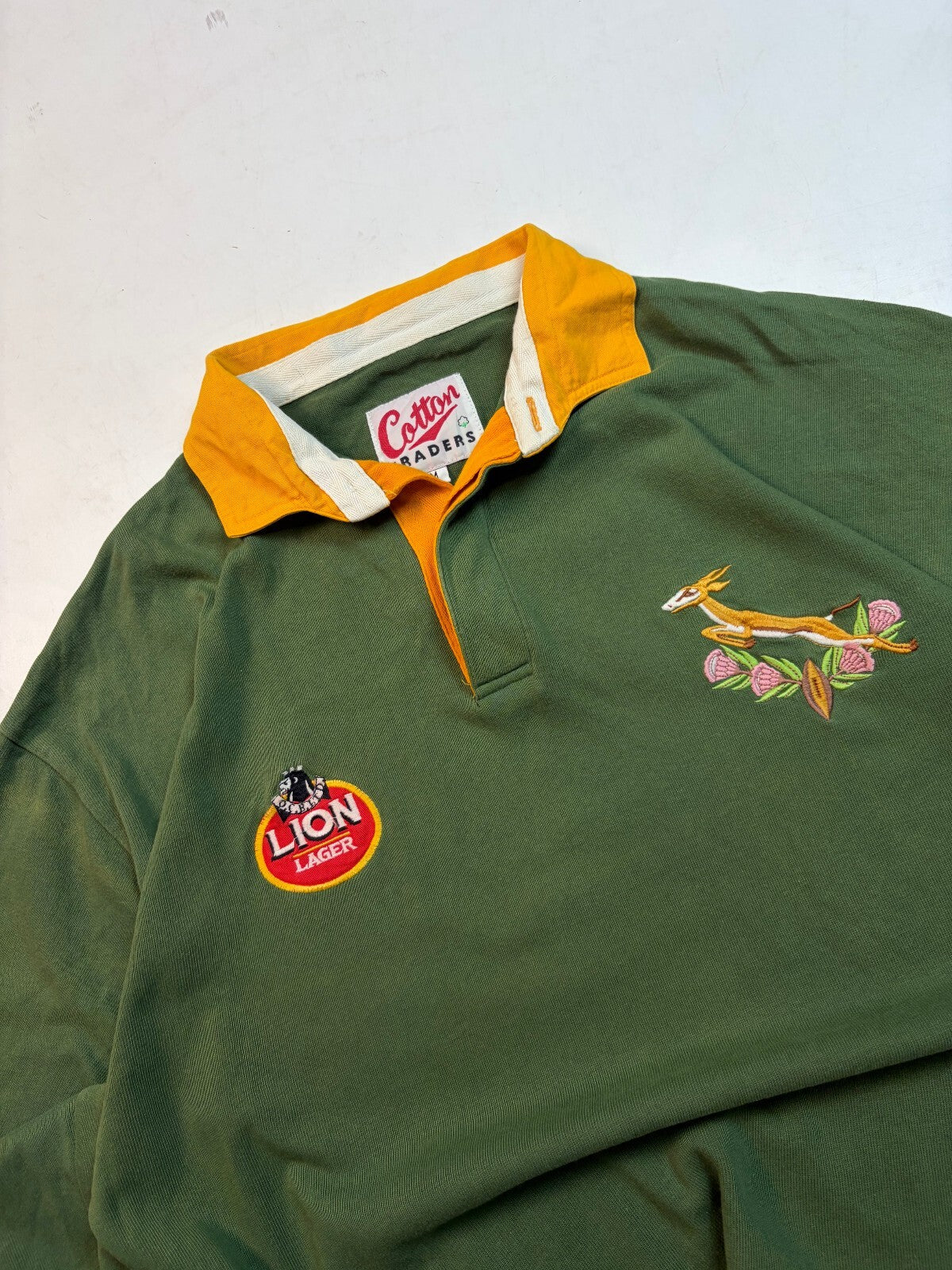 Vintage South Africa 1992-95 Lion Cotton Traders rugby shirt (M)