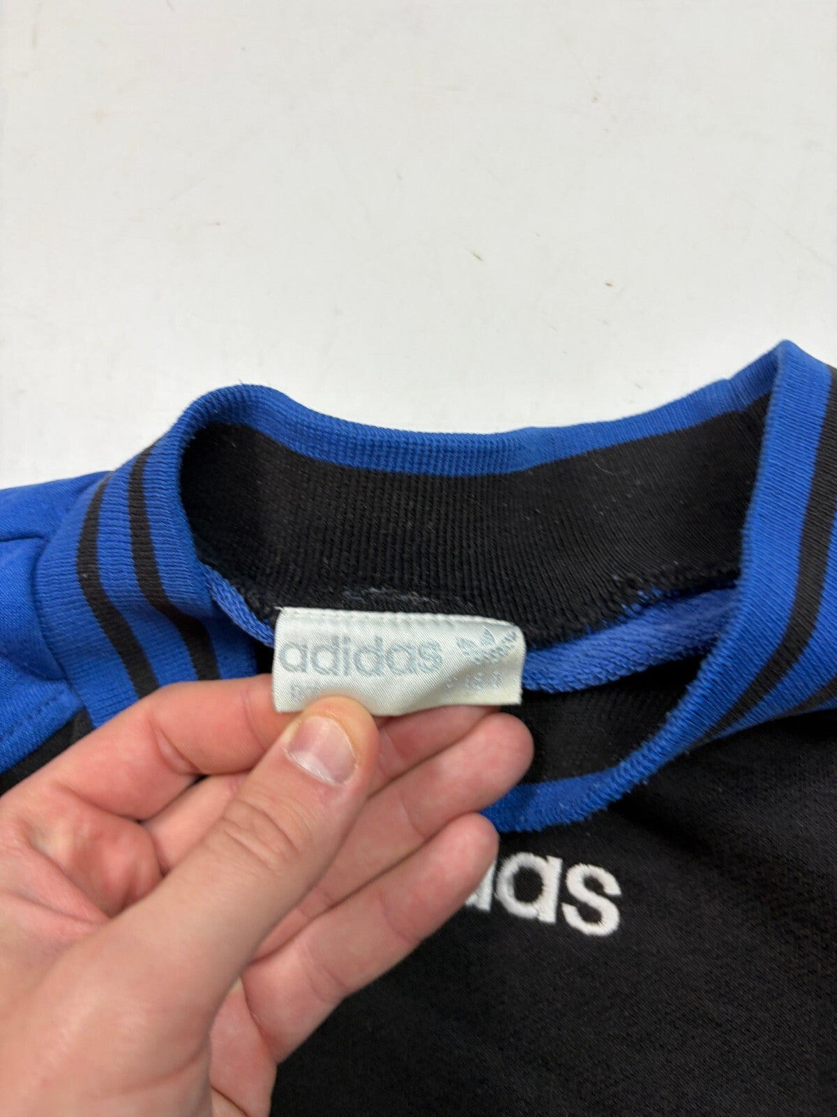 Vintage 90s adidas originals colour block sweatshirt (L)