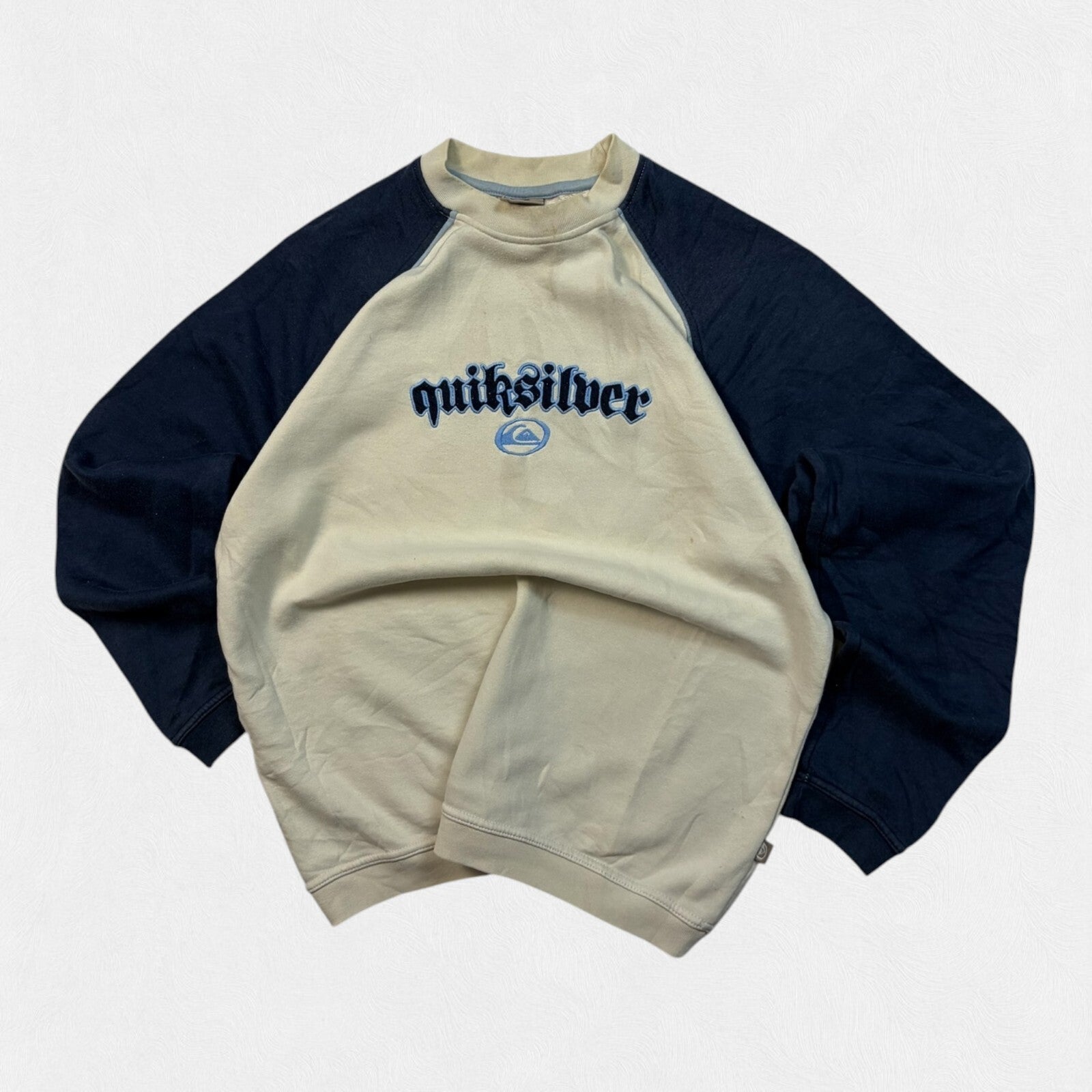 Vintage Y2K Quiksilver surfing spell out sweatshirt (S)