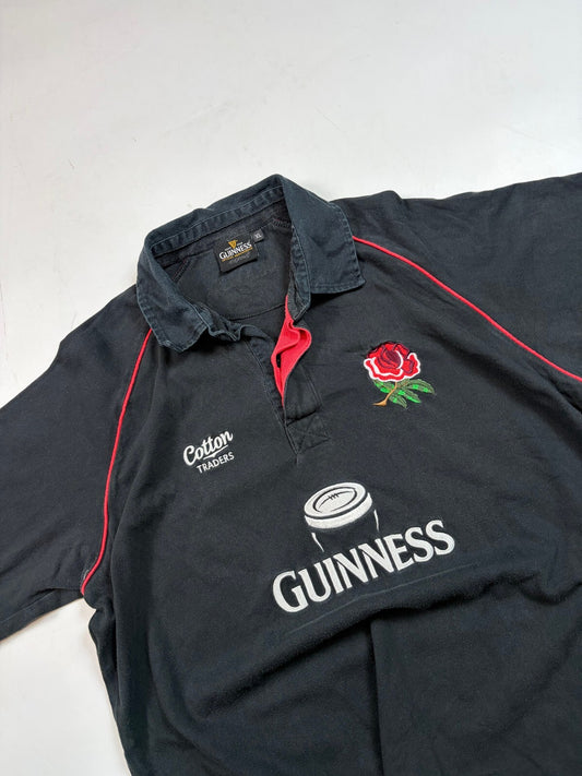 Vintage England Guinness Cotton Traders rugby union shirt (XL)