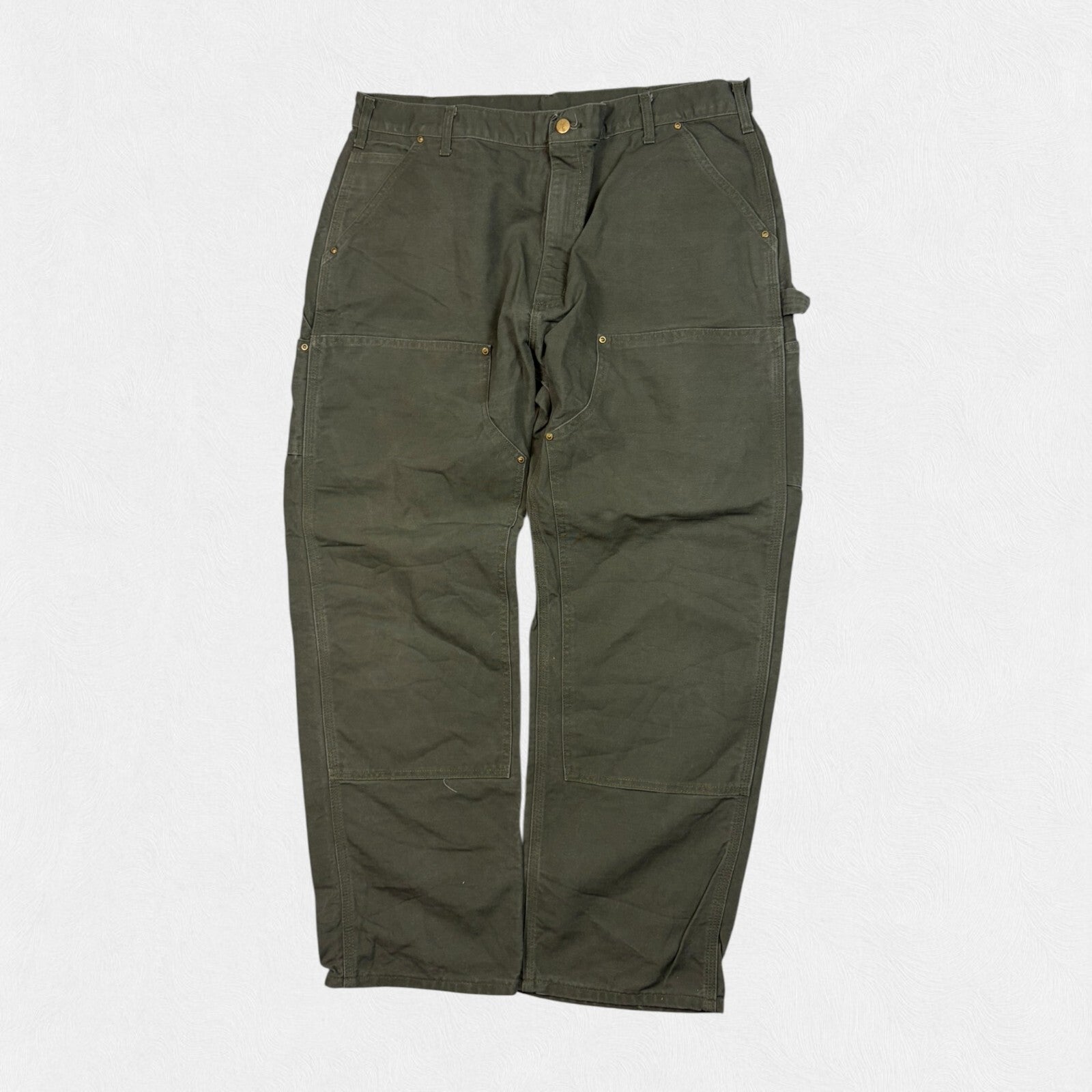Vintage 90s Carhartt baggy double knee carpenter pants (W38)