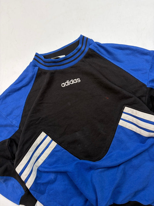 Vintage 90s adidas originals colour block sweatshirt (L)