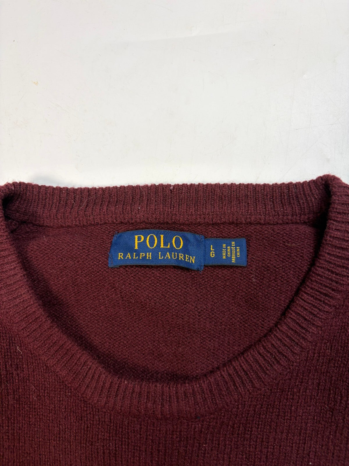 Polo Ralph Lauren wool knit sweater (L)