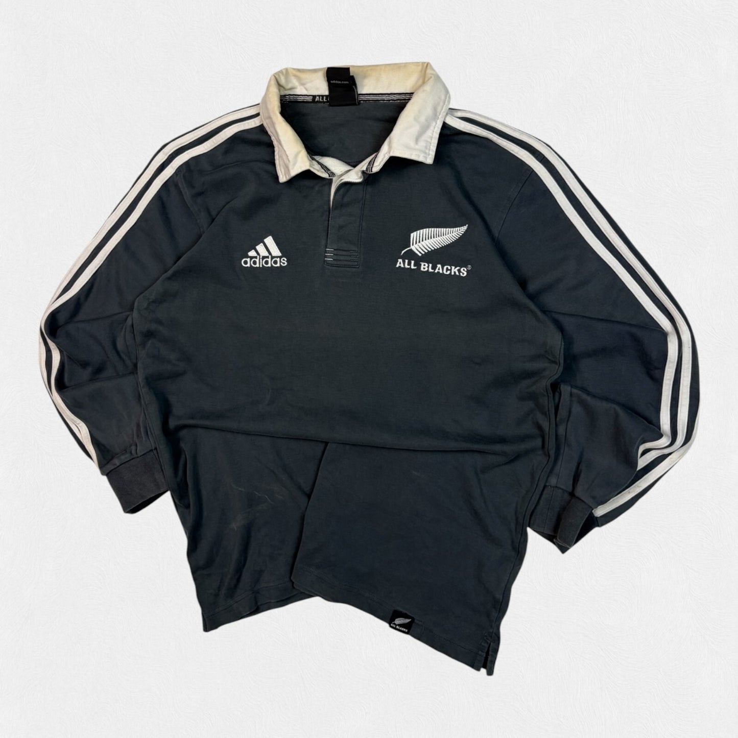 Vintage New Zealand all blacks 2005/06 Adidas rugby shirt (S)