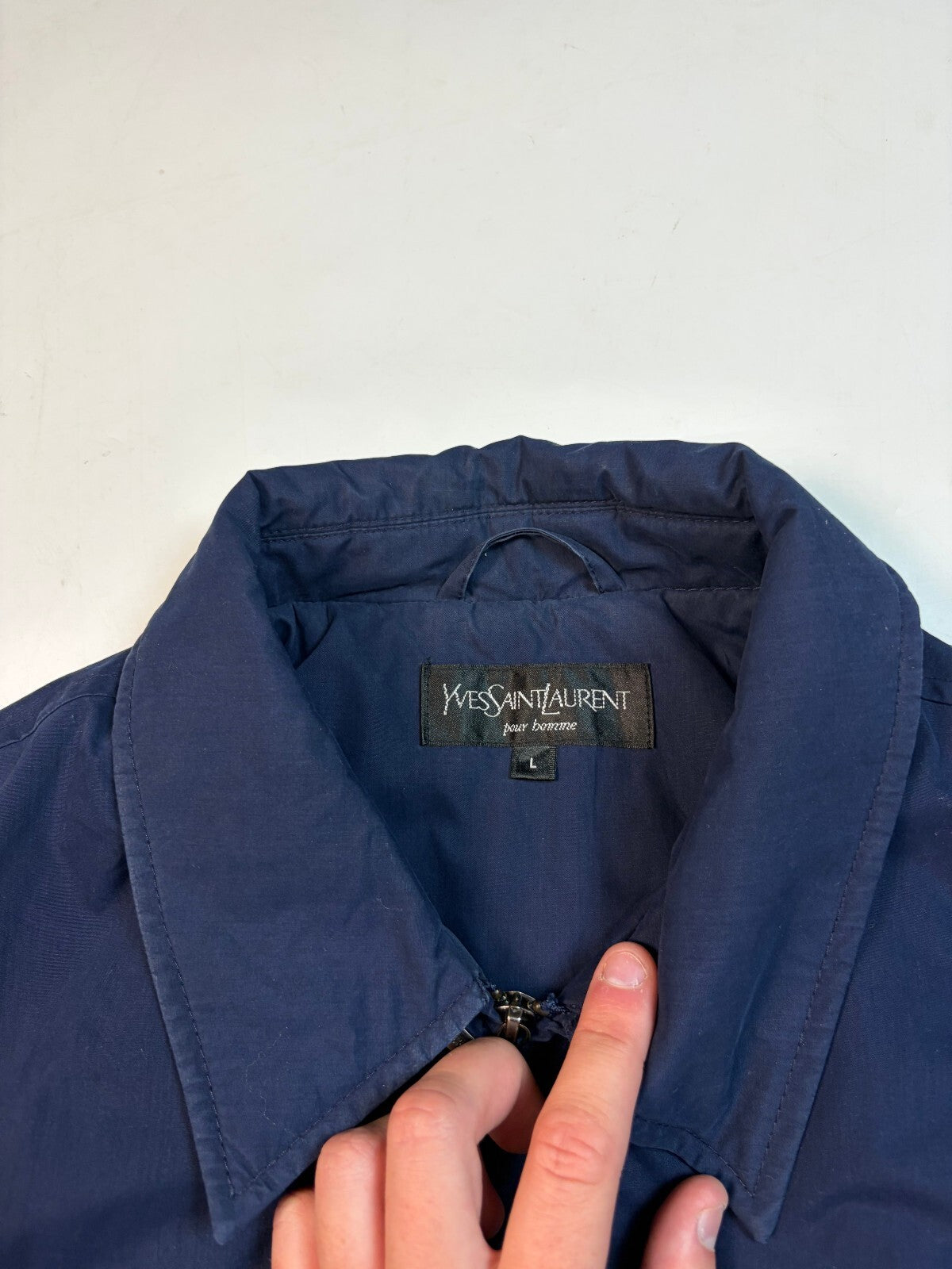 Vintage YSL Yves saint laurent harrington jacket (L)