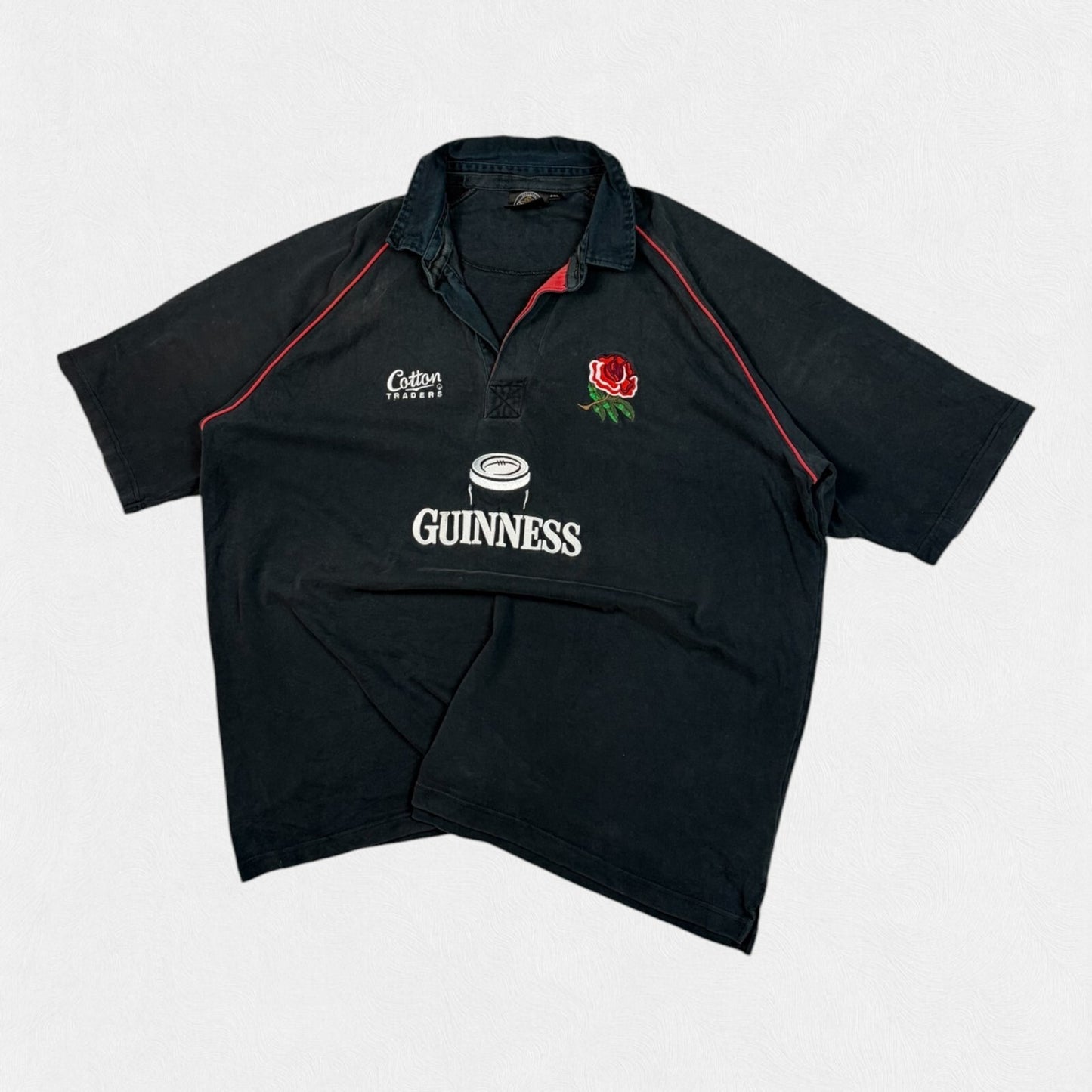 Vintage England Guinness Cotton Traders rugby shirt (XXL)