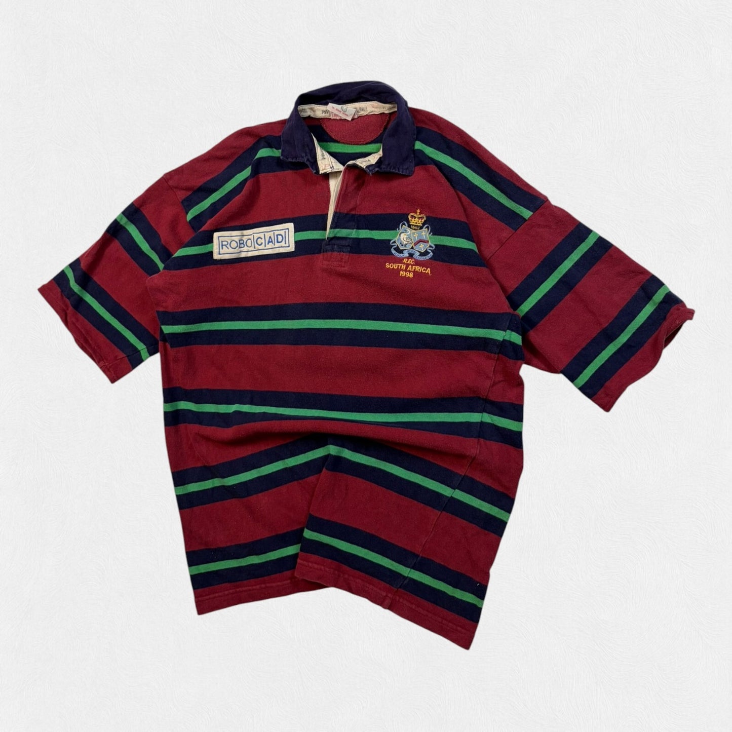 Vintage RGS High Wycombe 1998 South Africa tour Peveril rugby union shirt (XL)