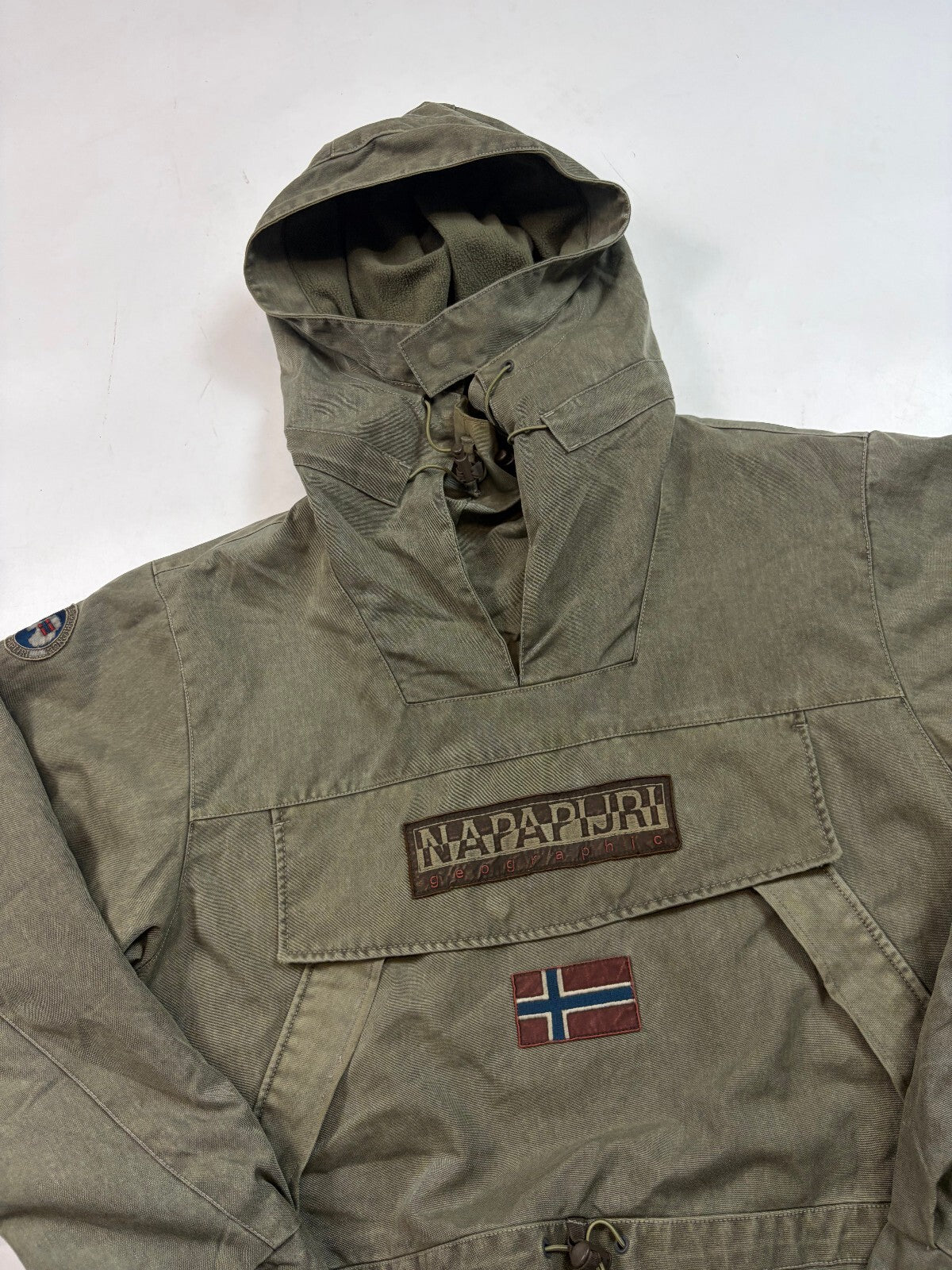 Vintage 90s Napapijri skidoo insulated hooded jacket (M)