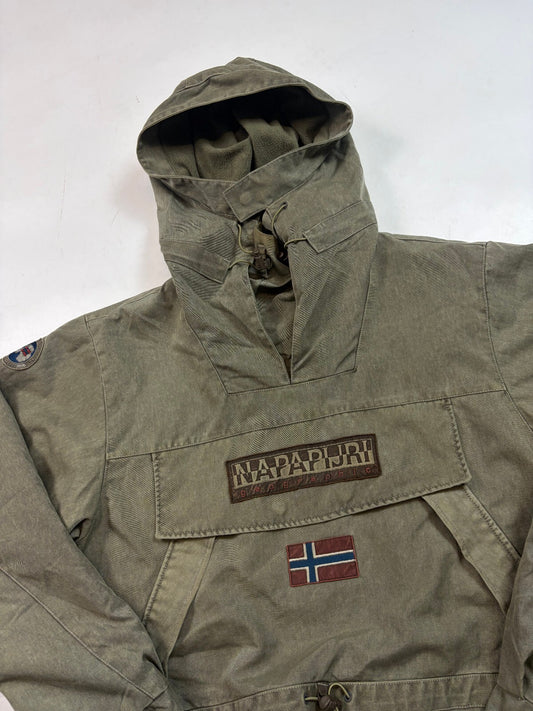 Vintage 90s Napapijri skidoo insulated hooded jacket (M)