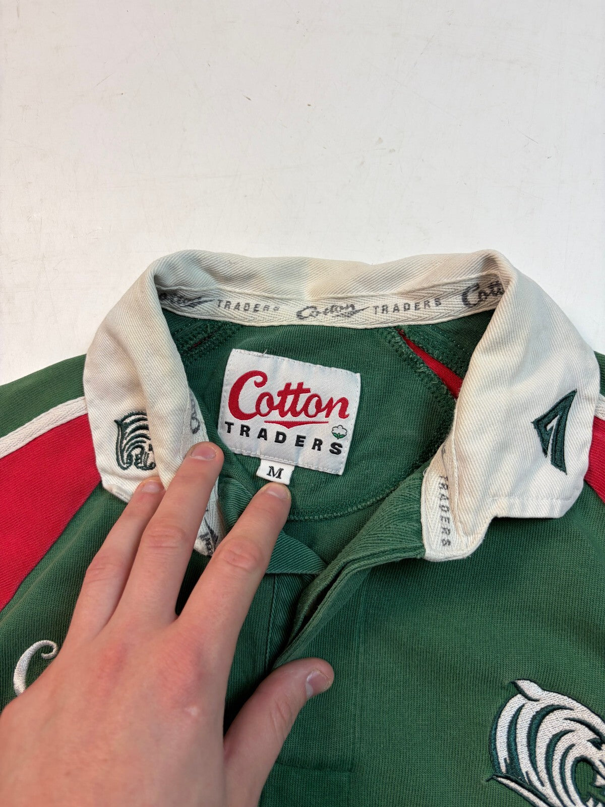 Vintage Leicester Tigers 2003/04 cotton traders rugby shirt (M)