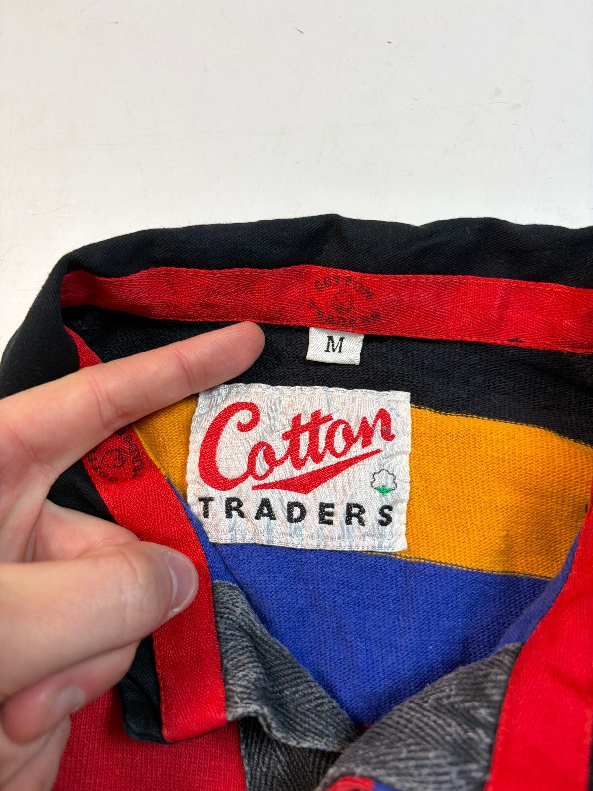 Vintage Rugby world cup 1991 Cotton Traders referee shirt (M)
