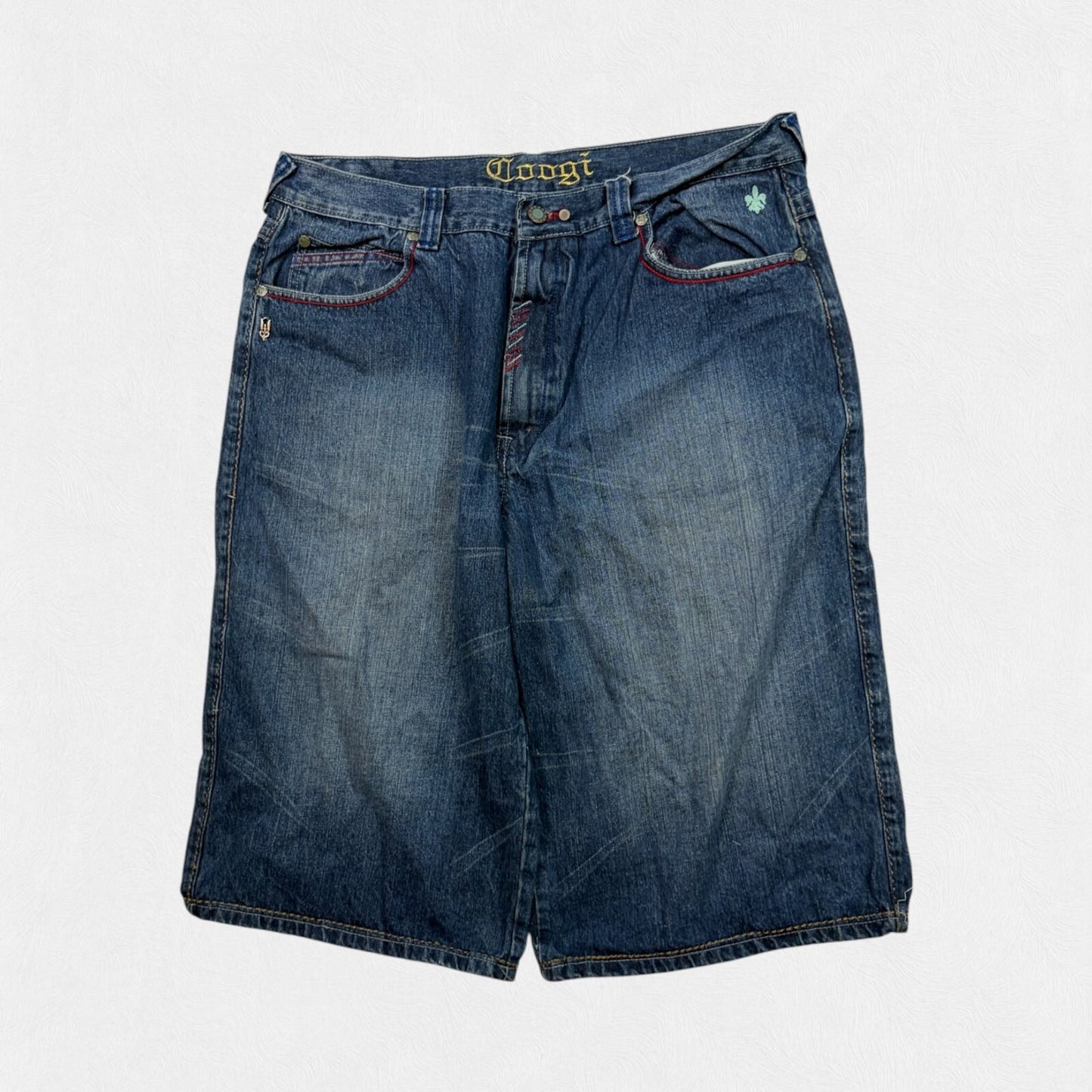 Vintage Y2K Coogi baggy hip hop jorts (W36)