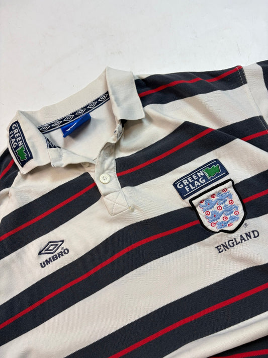 Vintage England 1998-00 Umbro football polo shirt (XXL)