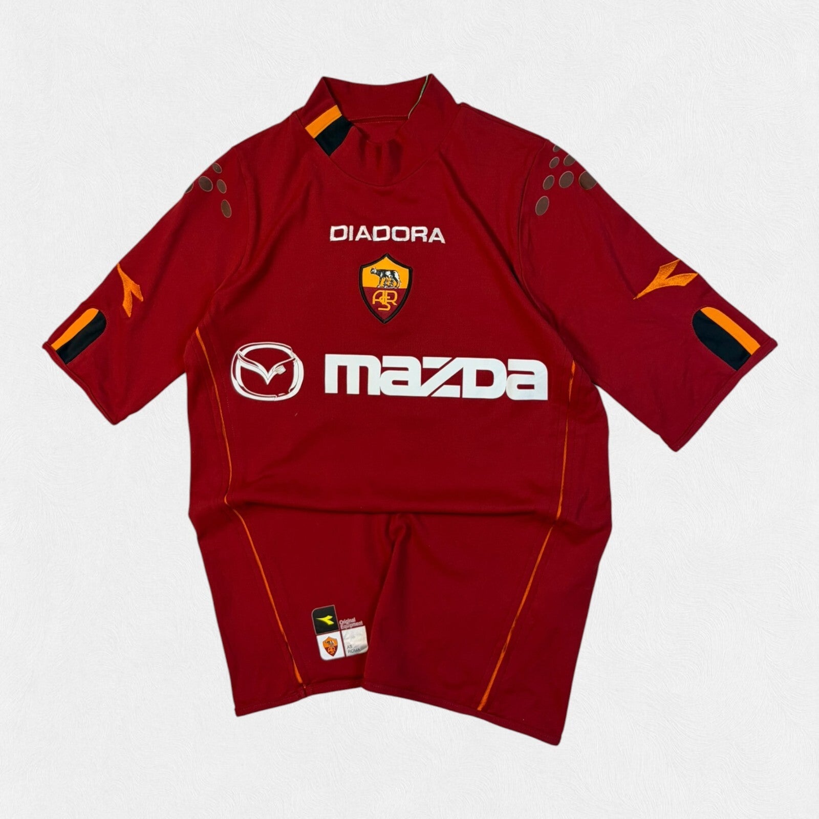 Vintage AS Roma 2003/04 Totti Diadora home football shirt (S)