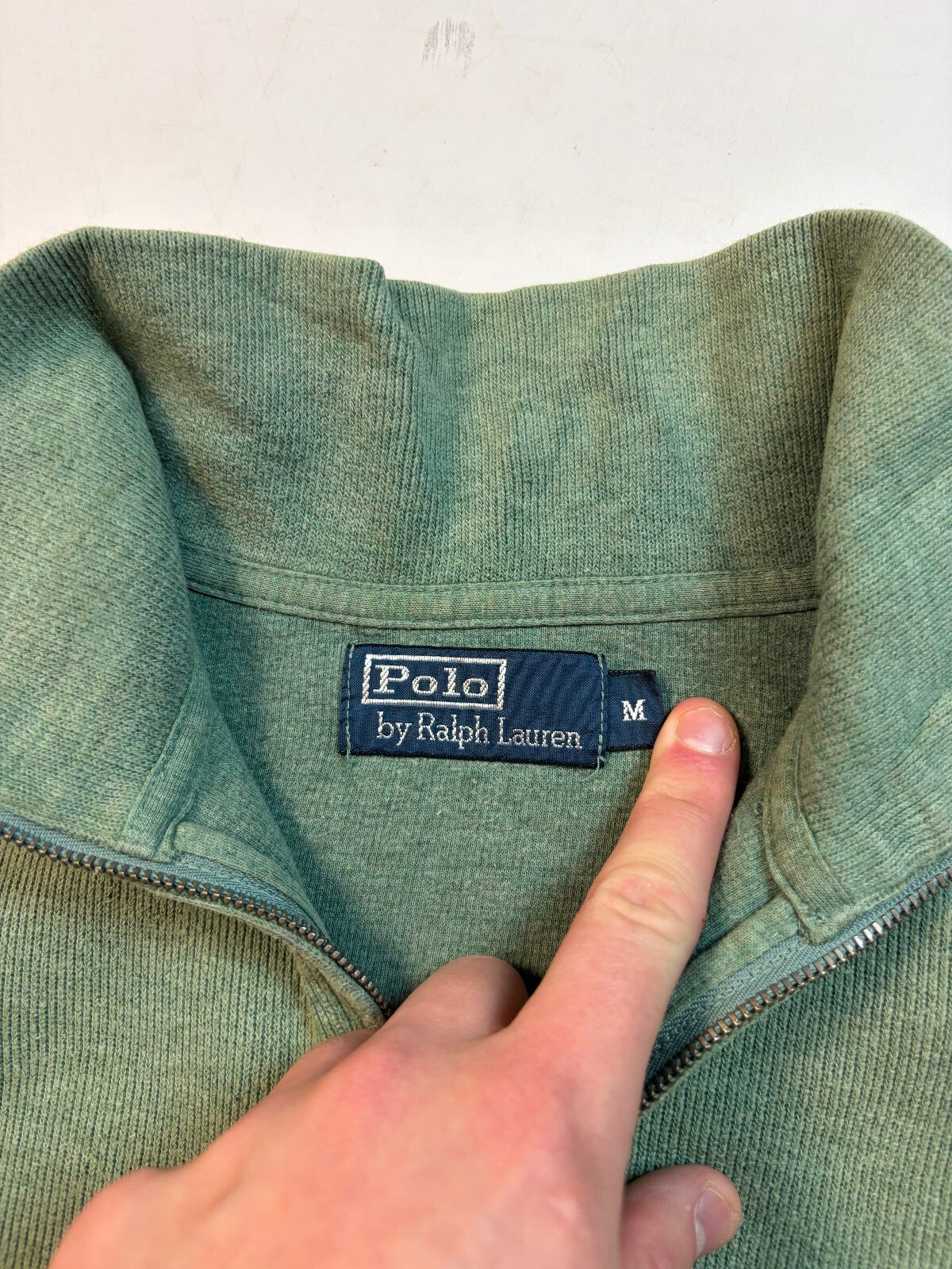 Vintage Polo Ralph Lauren quarter zip sweatshirt (M)
