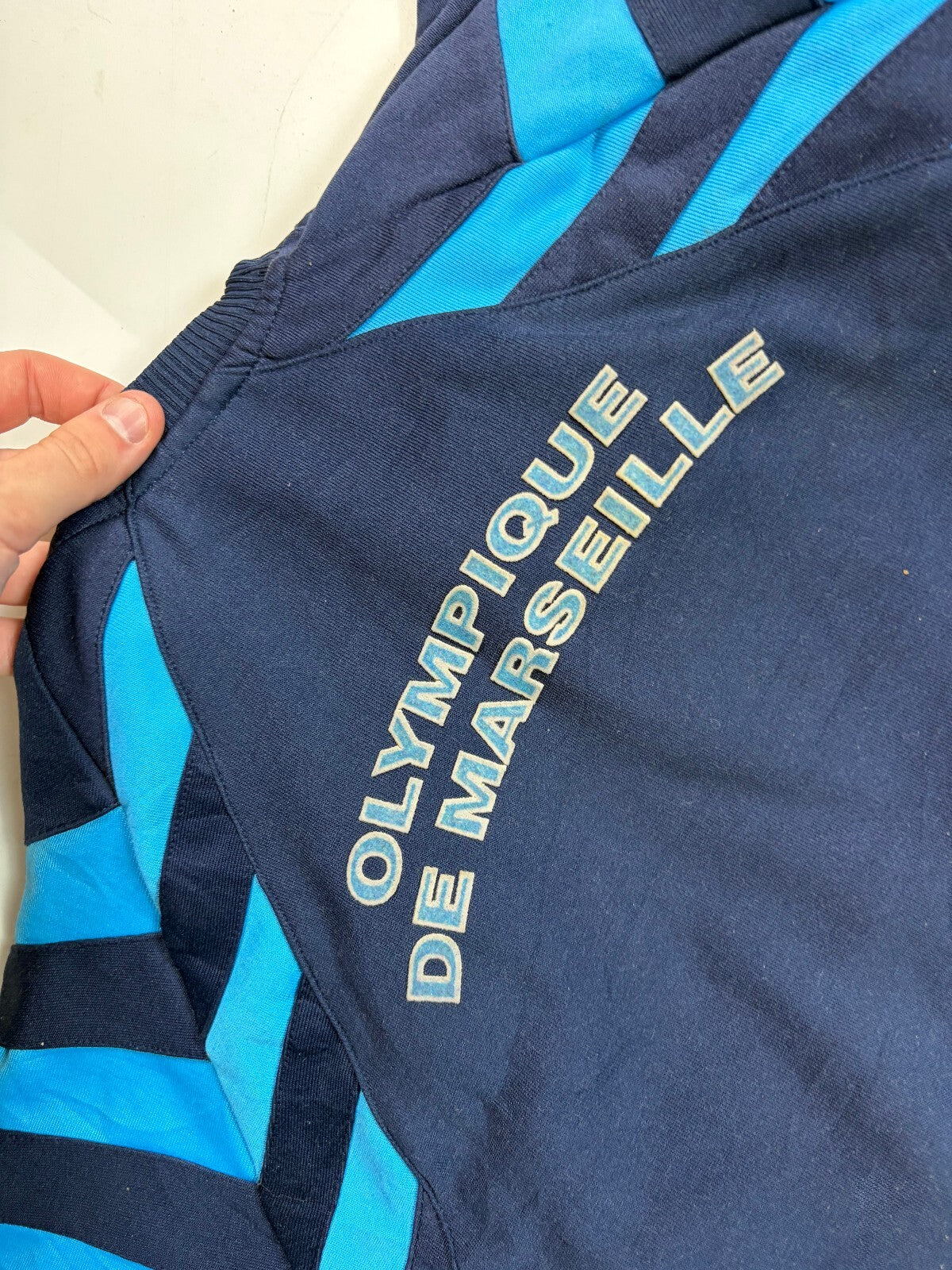 Vintage Olympique Marseille 1997/98 Adidas football sweatshirt (YM)