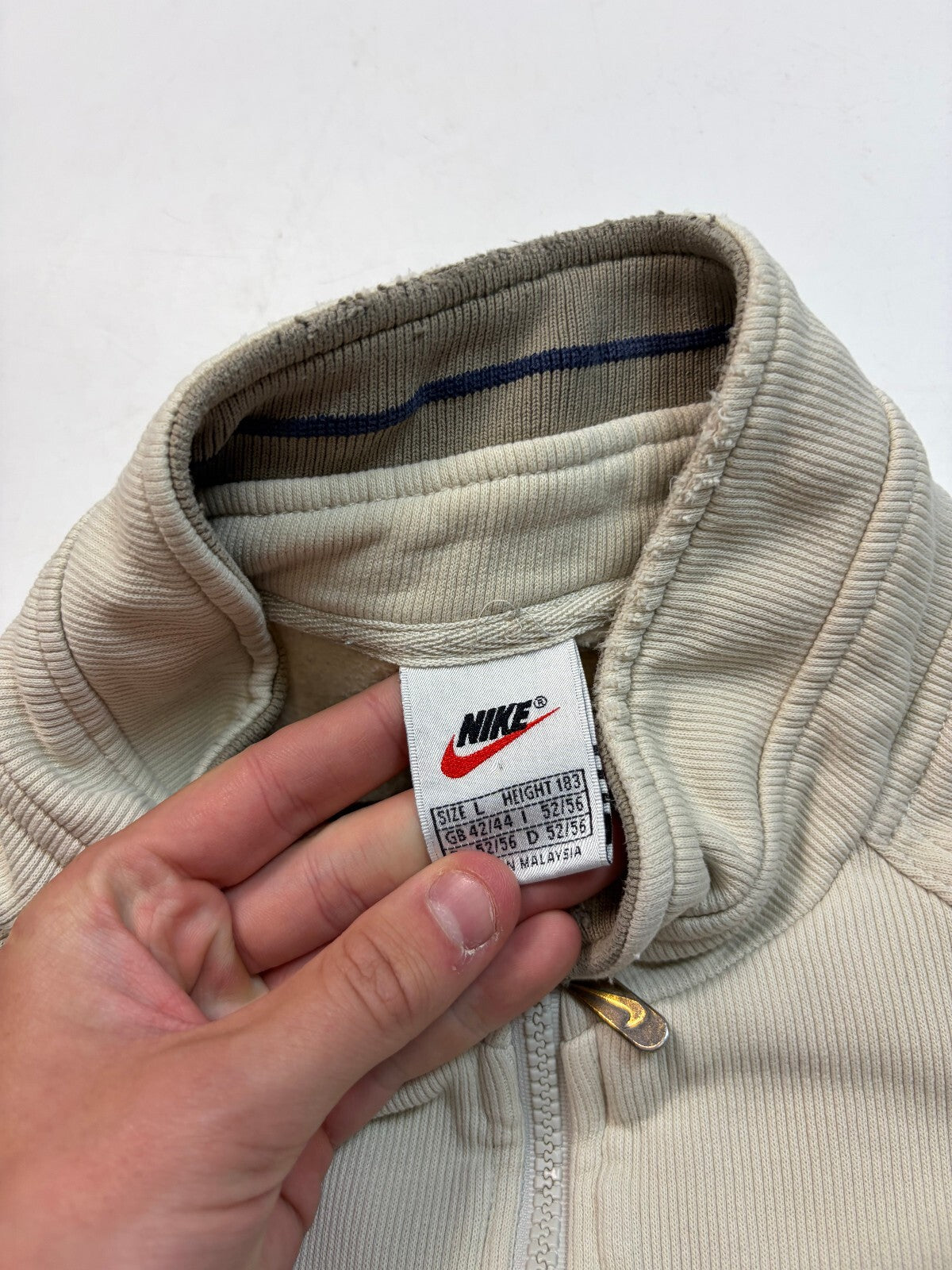 Vintage 90s Nike full zip track top (L)