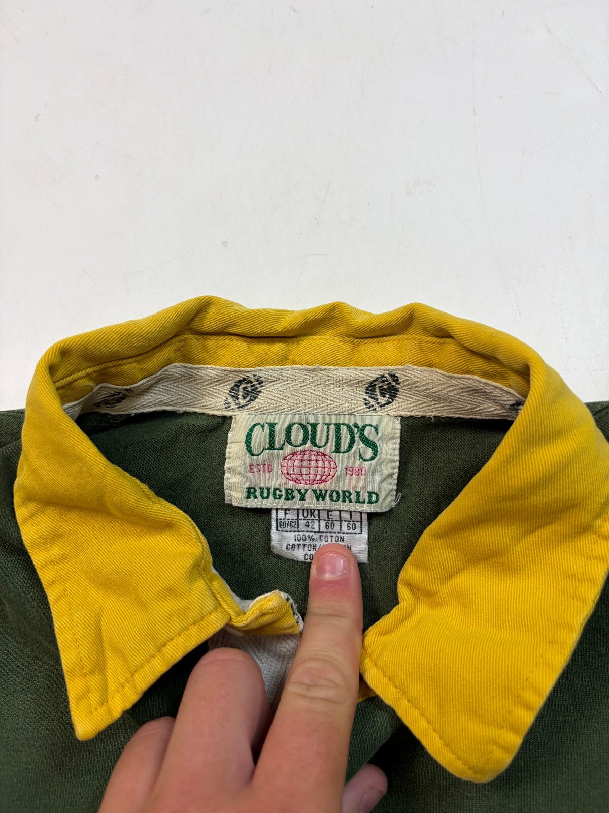 Vintage 90s South Africa supporters rugby union shirt (L)