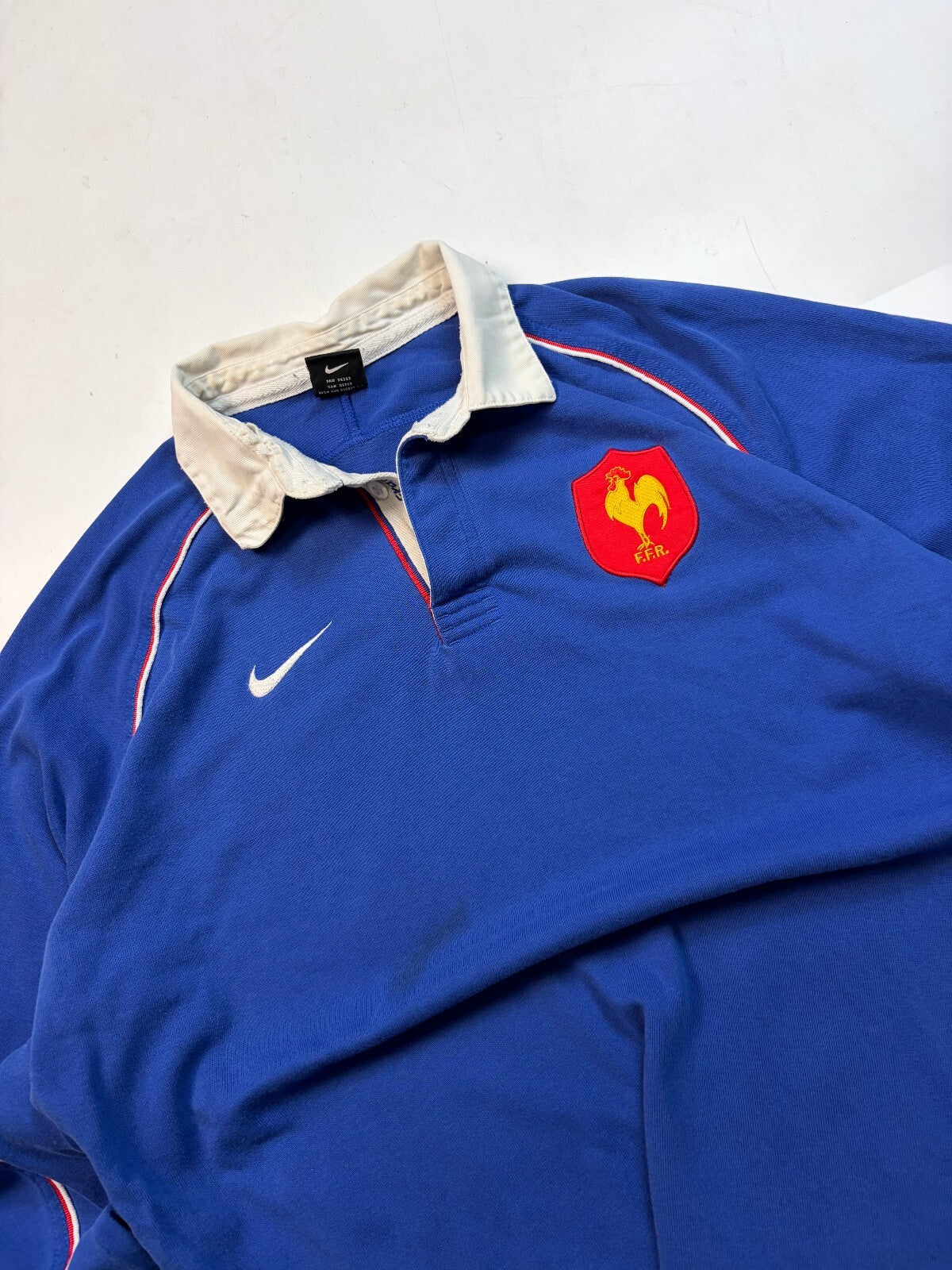 Vintage France 2001-03 Nike rugby union shirt blue (L)