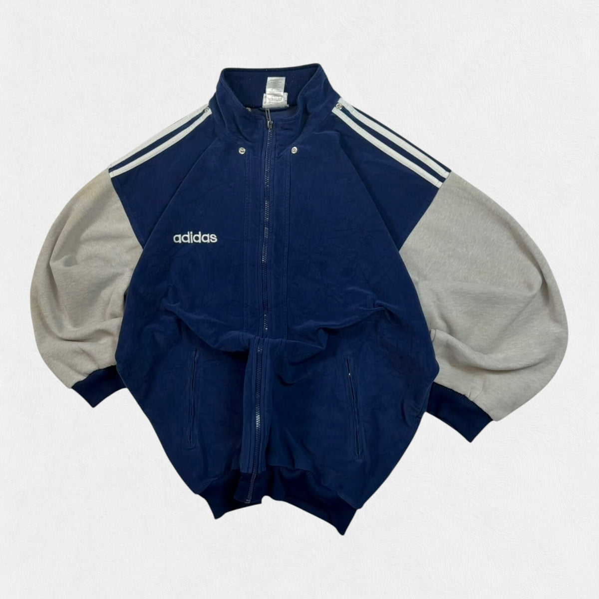 Vintage 90s adidas originals velour track top (L)