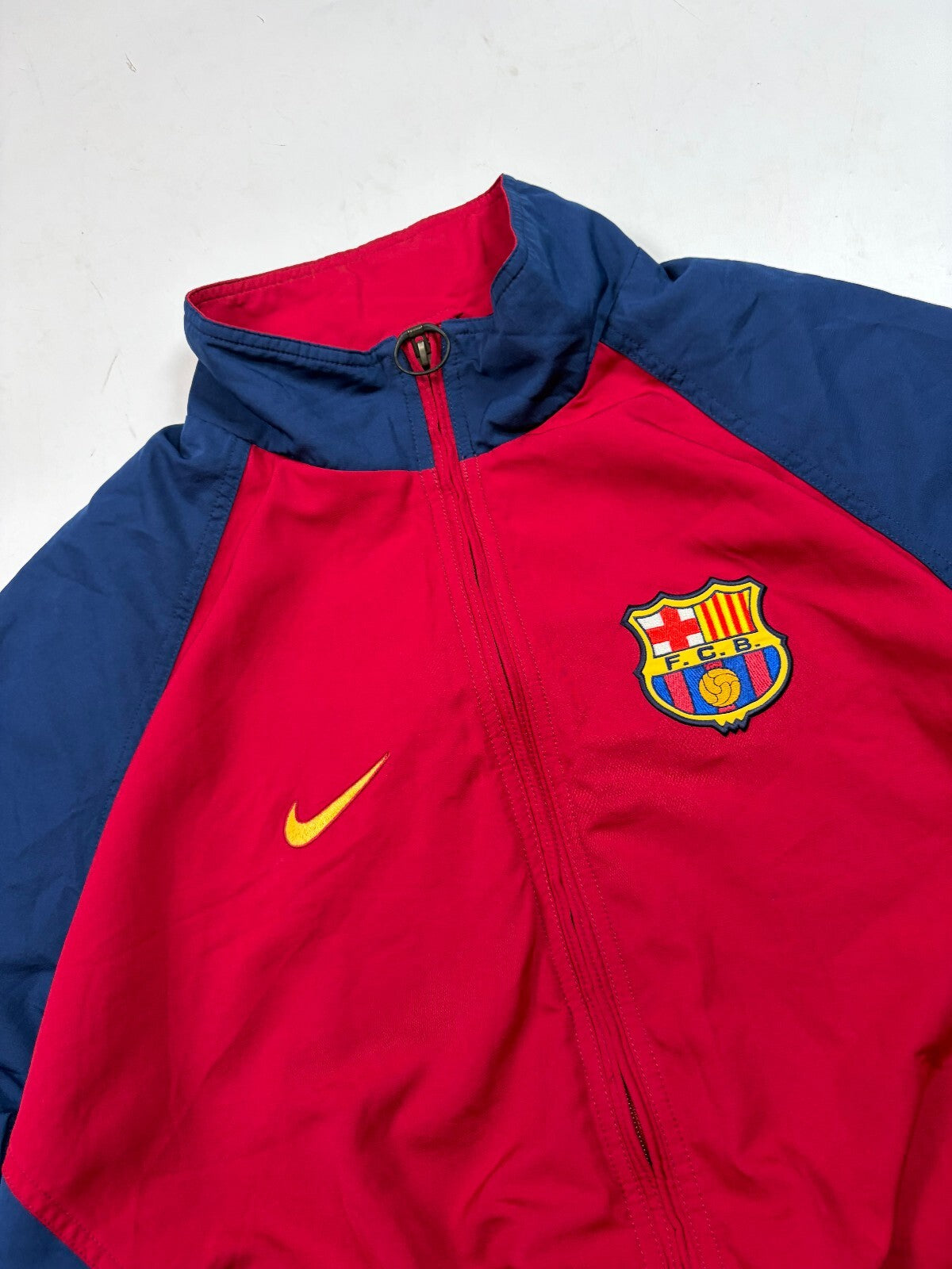 Vintage Barcelona 1998-00 Nike football track jacket (XXL)