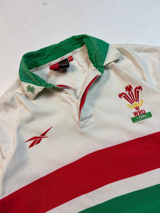 Vintage Wales 1999-01 Reebok away rugby union shirt (S)