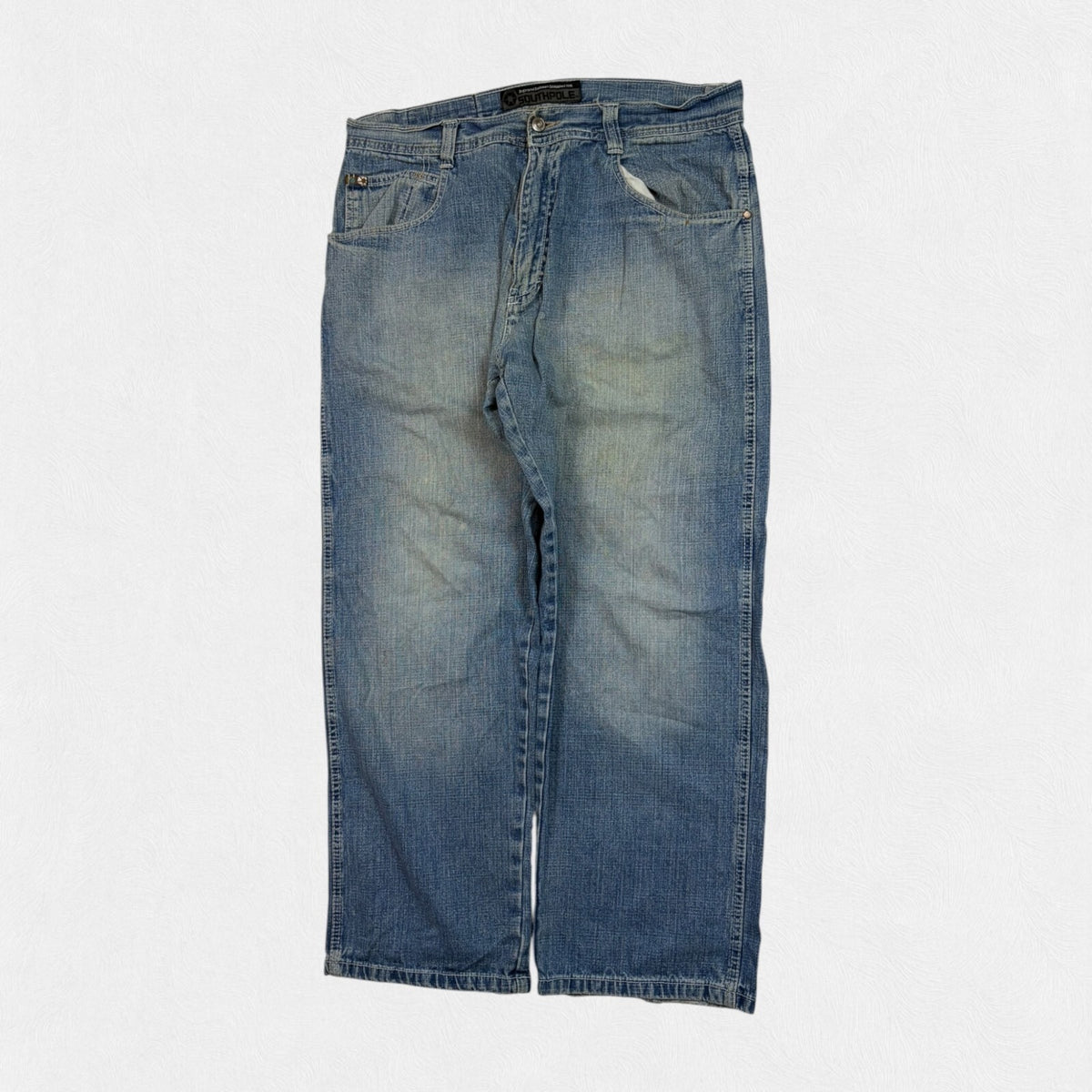 Vintage Southpole skateboarding baggy hip hop jeans (W38)