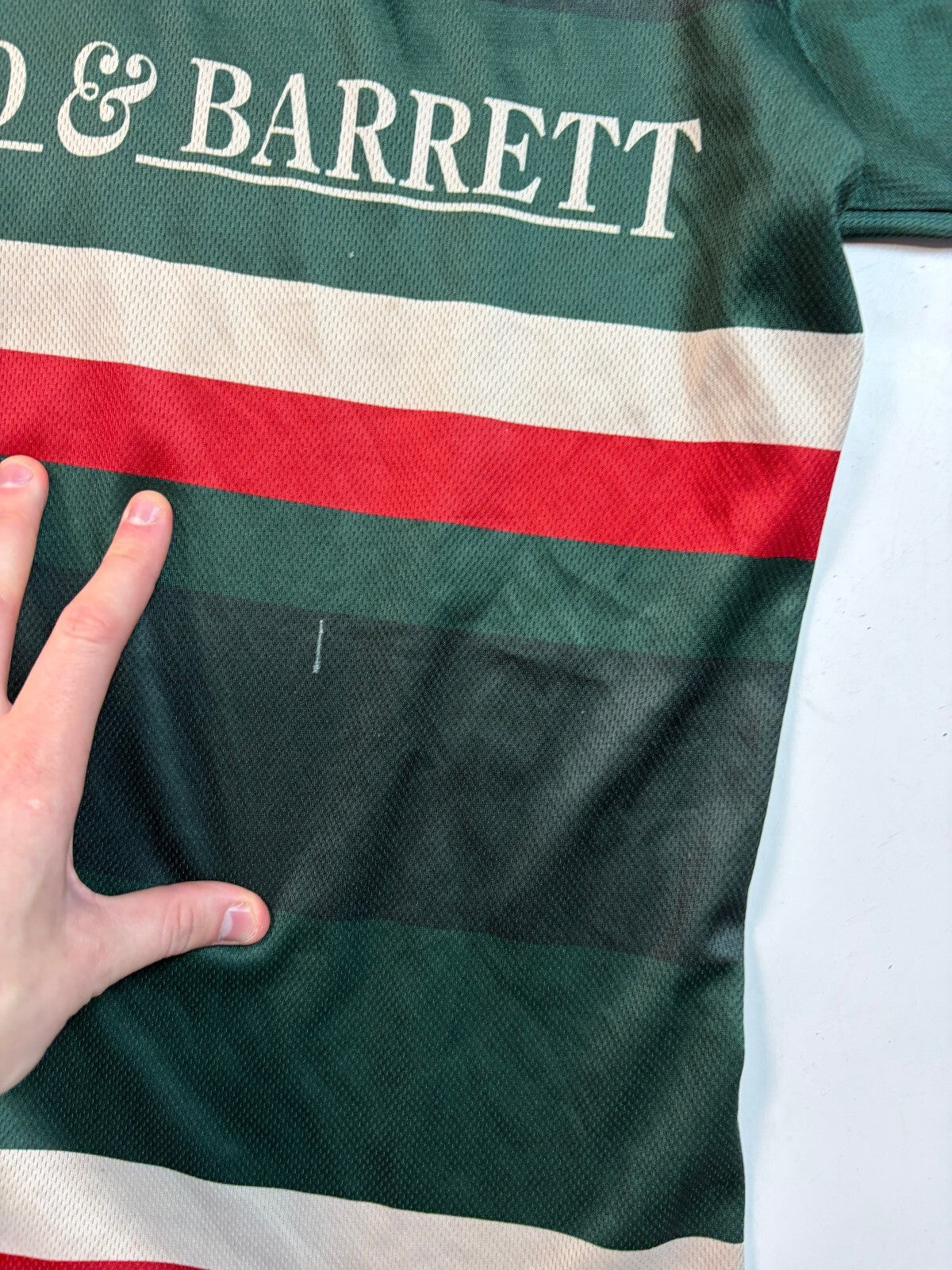 Leicester Tigers 2017/18 Kukri rugby shirt (M)