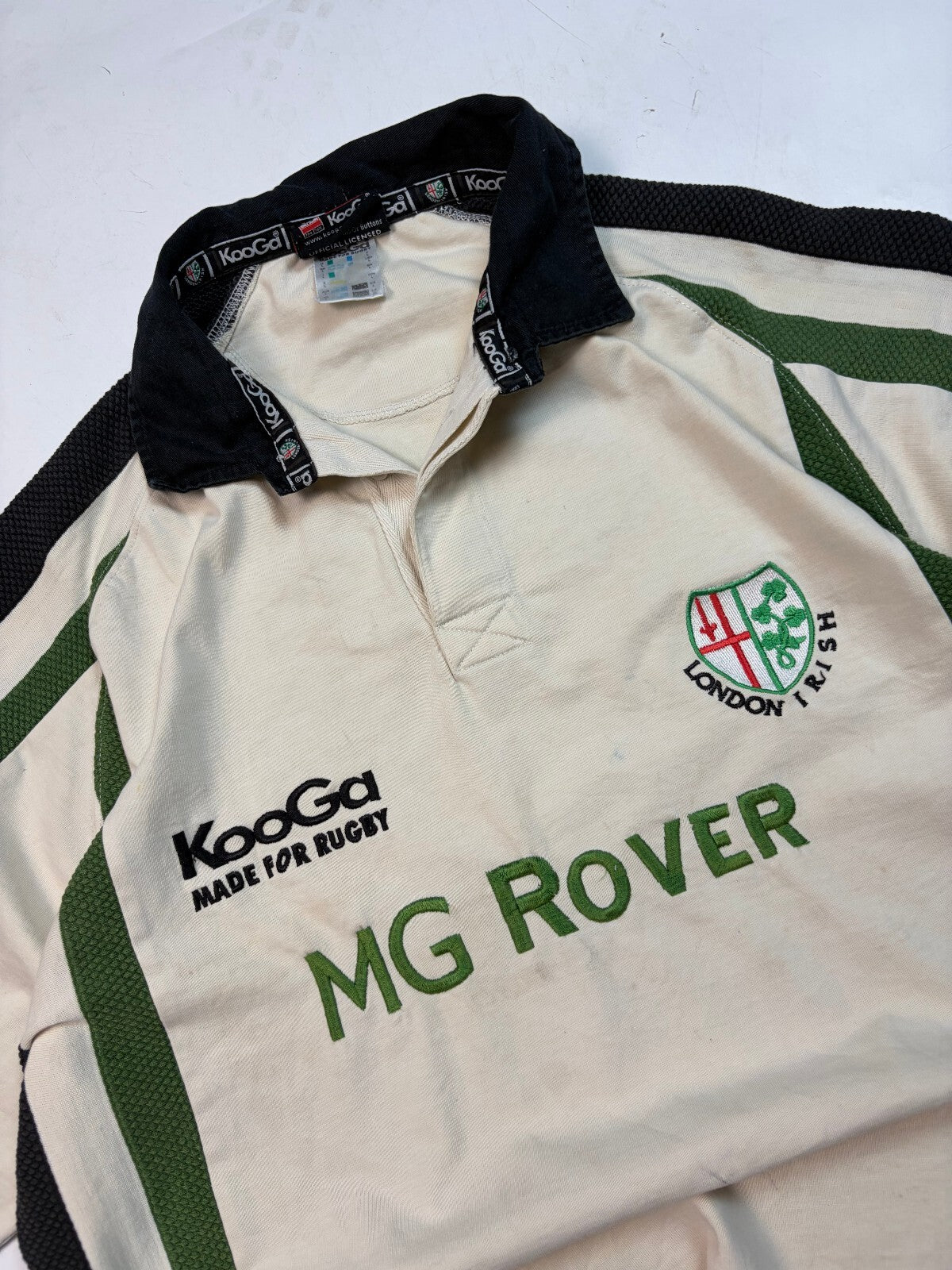 Vintage London Irish 2001/02 away Kooga rugby shirt (L)