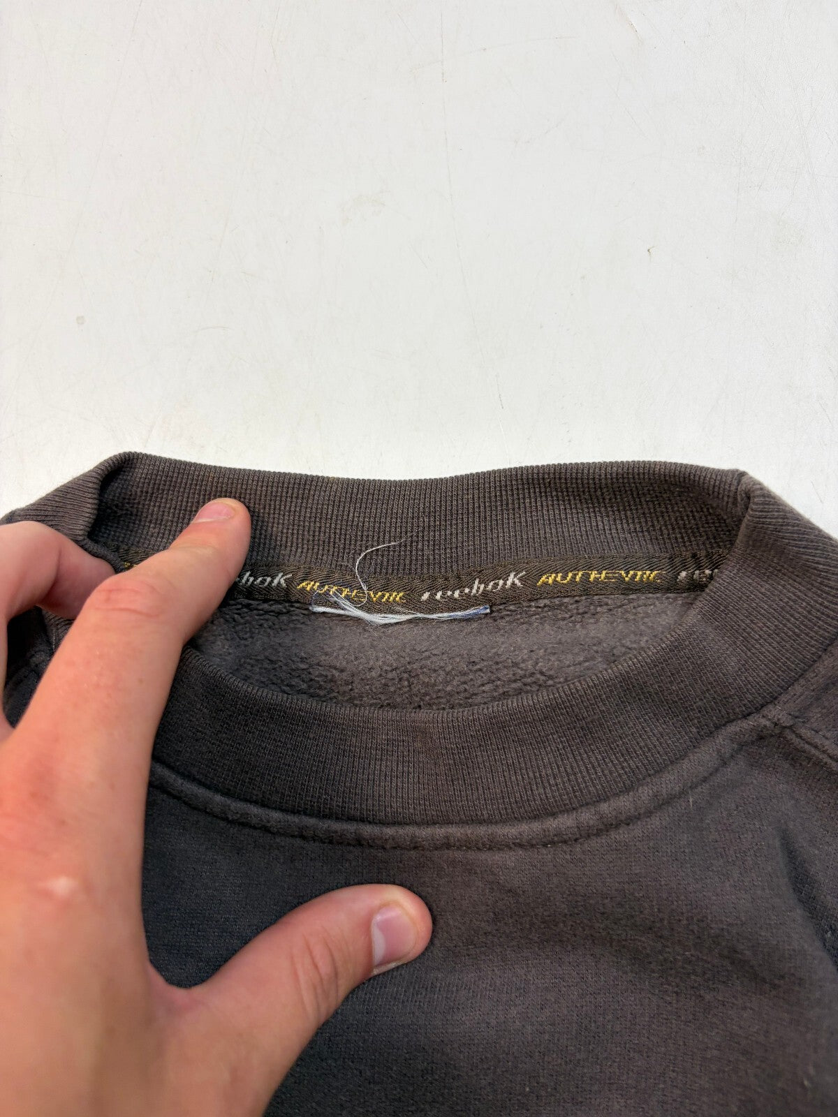 Vintage Reebok spell out sweatshirt (M)