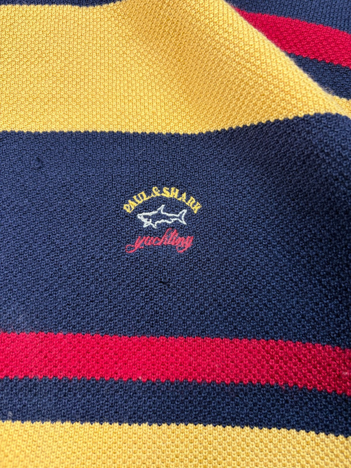 Vintage 90s Paul & Shark striped knit sweater (3XL)