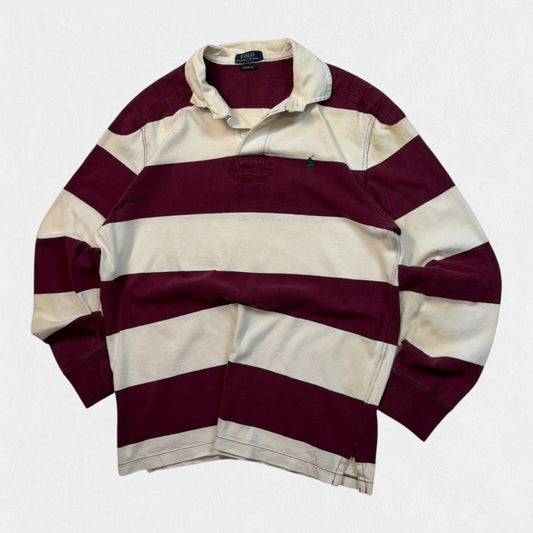 Ralph Lauren striped rugby polo shirt (L)